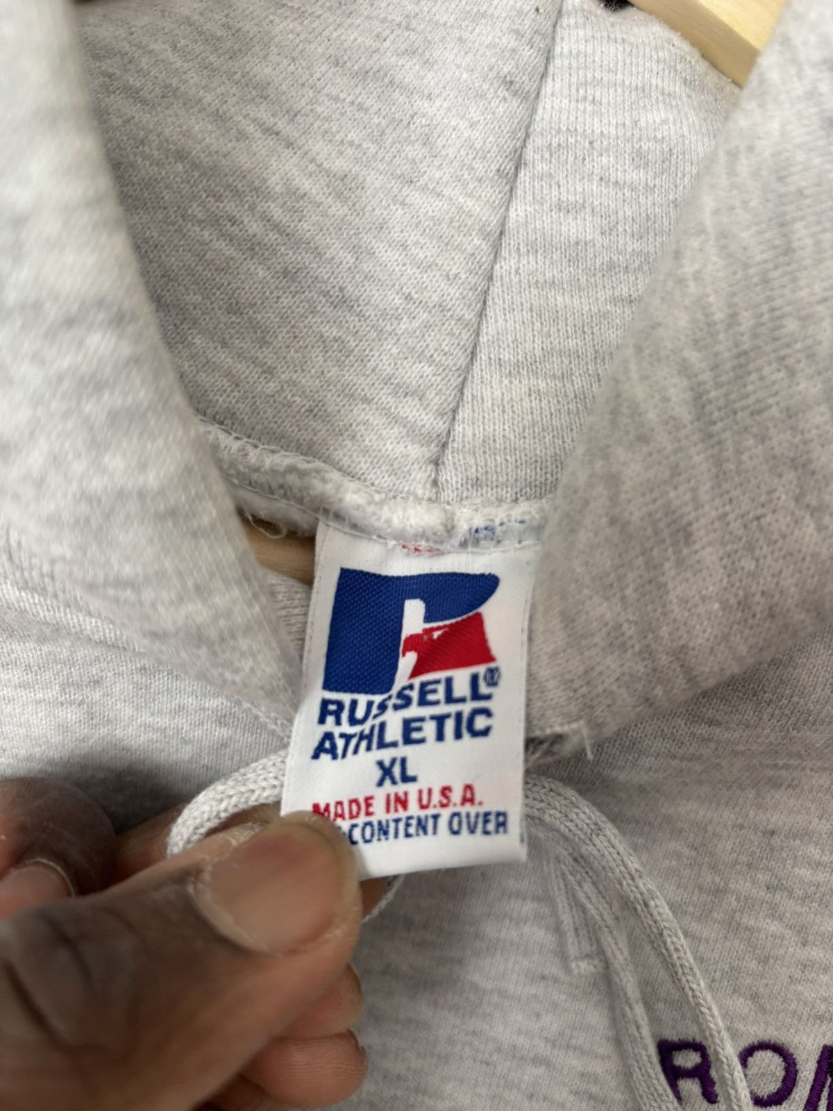 Russell Athletic 90s Russell Athletic Roman Catholic High School Hoodie Size US XL / EU 56 / 4 - 5 Thumbnail