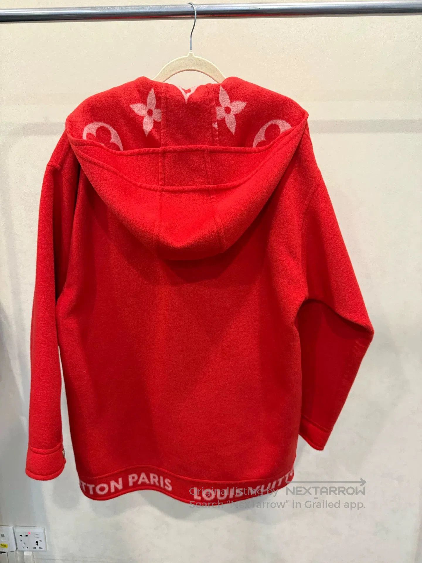 Louis Vuitton Louis Vuitton Red Hoodie with Trim. Size US M / EU 48-50 / 2 - 3 Thumbnail