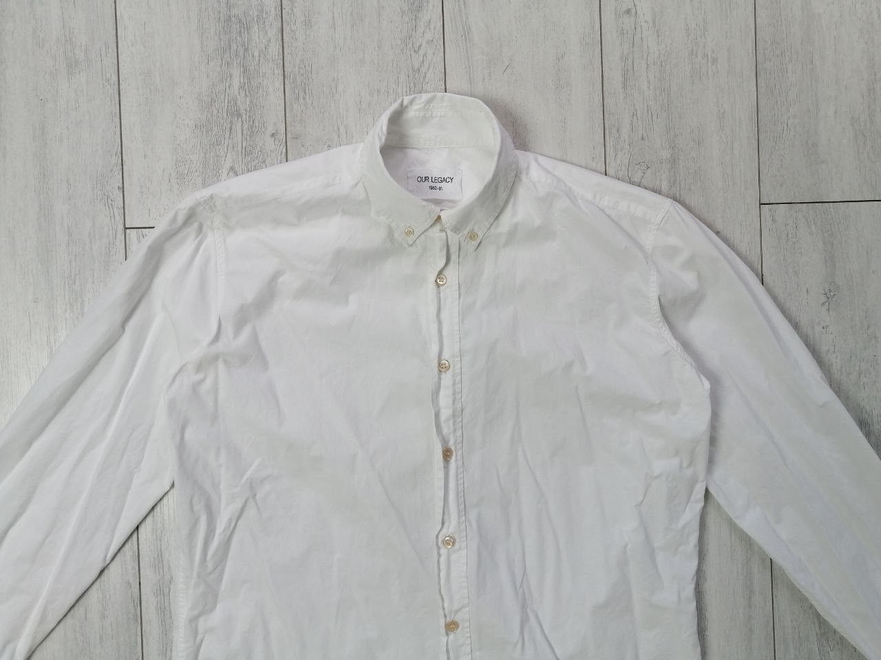 Our Legacy Our legacy White shirt Size US M / EU 48-50 / 2 - 3 Thumbnail