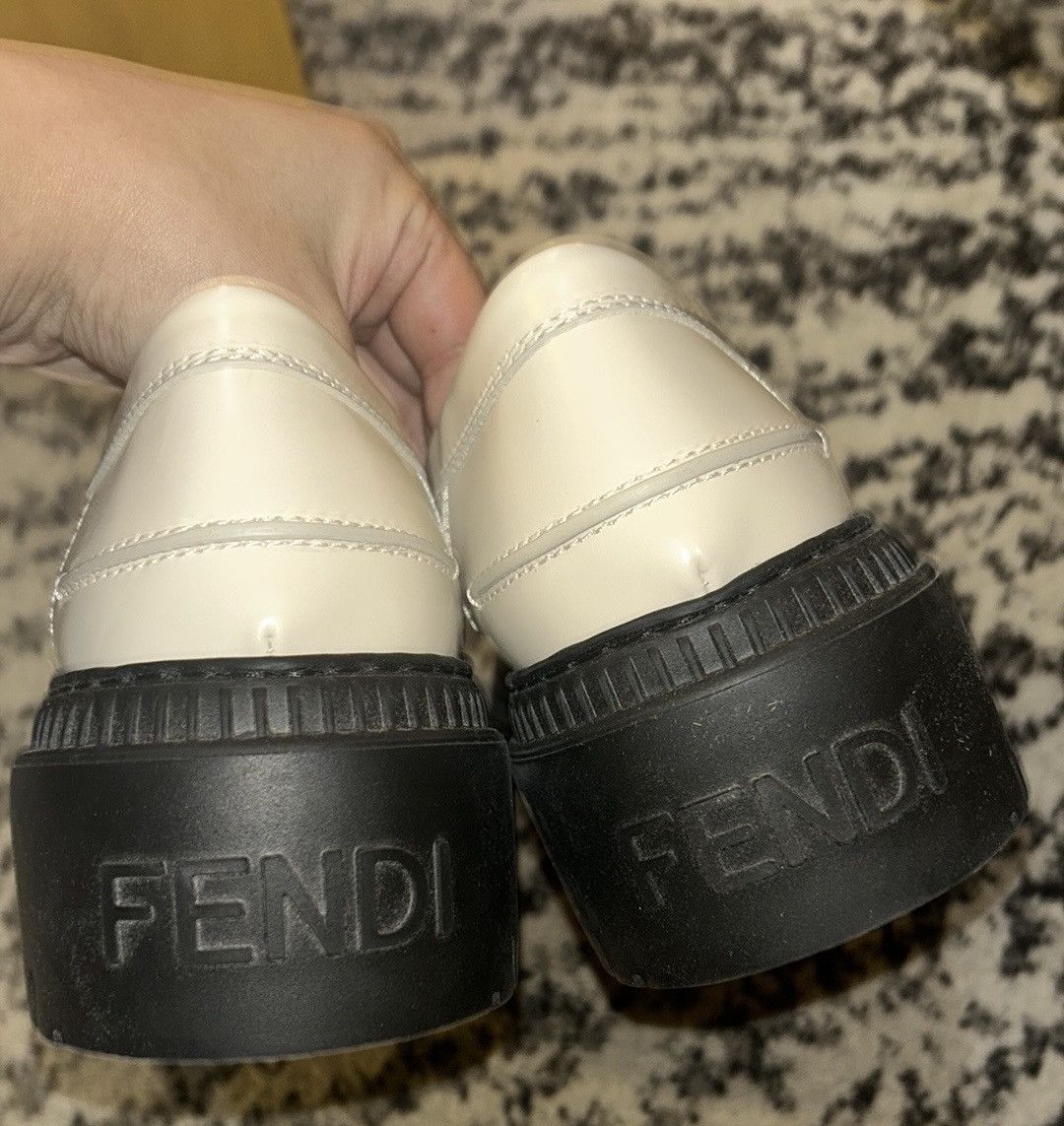 Fendi FENDI Vitello Abrasivato Fendigraphy 50mm Loafers Size US 11 / IT 41 - 8 Thumbnail
