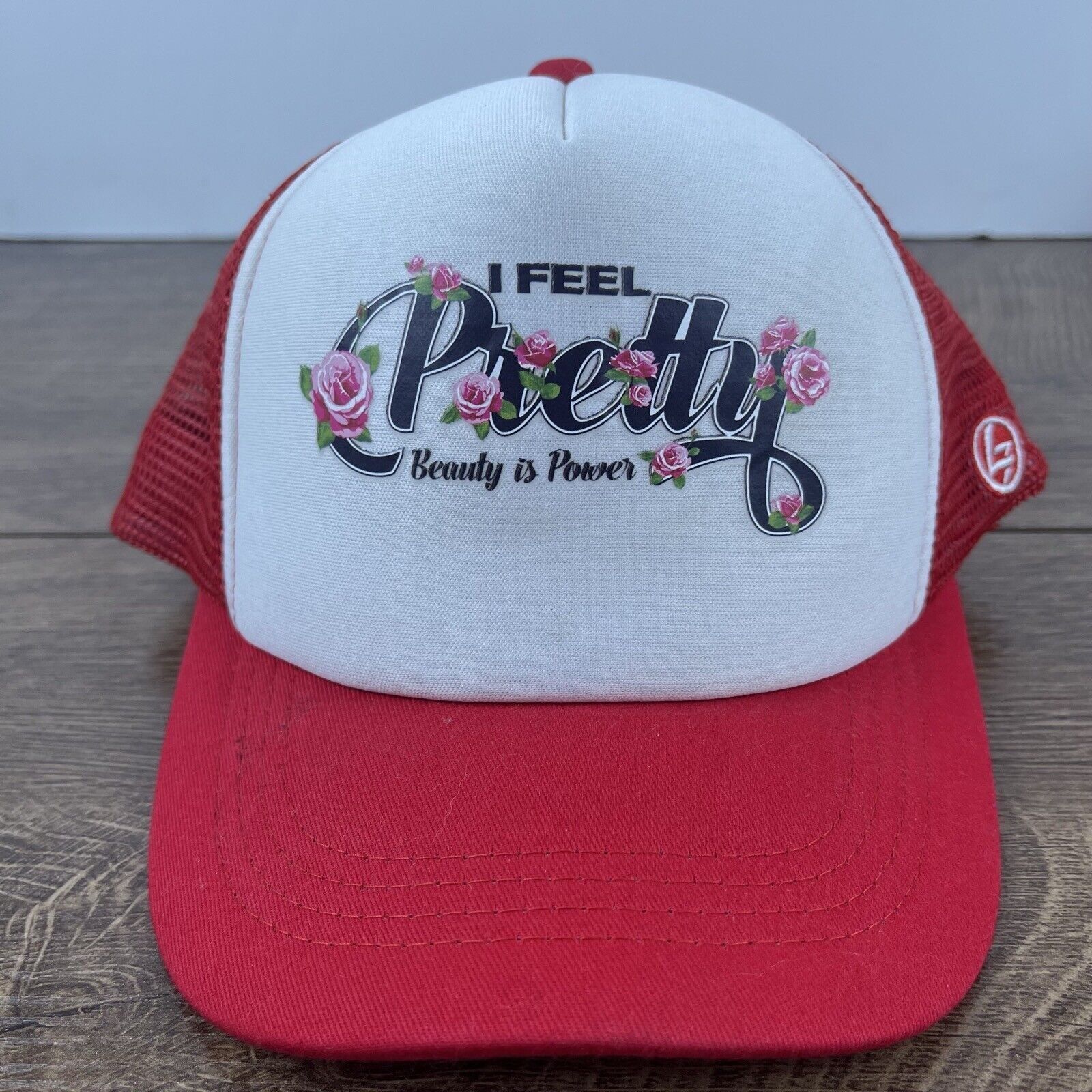 Other I Feel Pretty Hat Beauty is Power Snapback Hat White Adjusta Size ONE SIZE - 2 Thumbnail