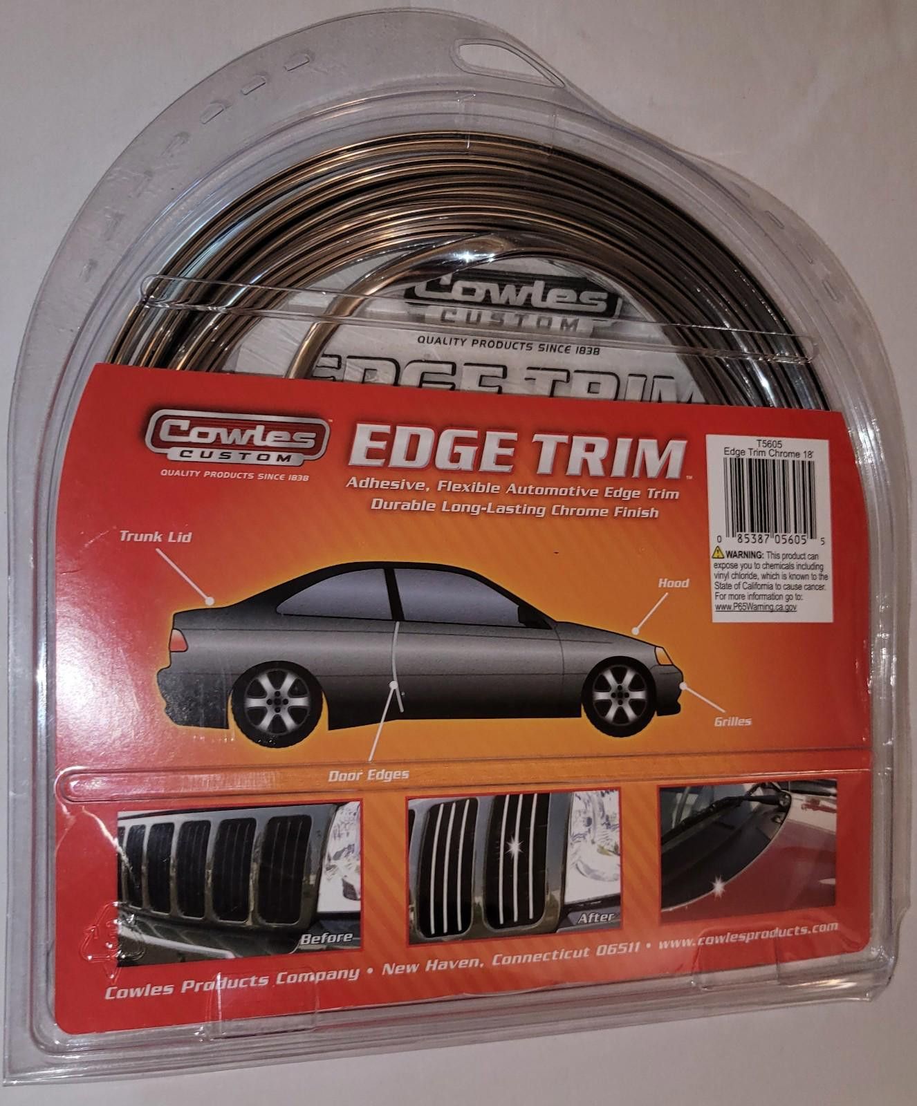 Designer Cowles custom chrome edge trim NEW in original package Size ONE SIZE - 2 Thumbnail
