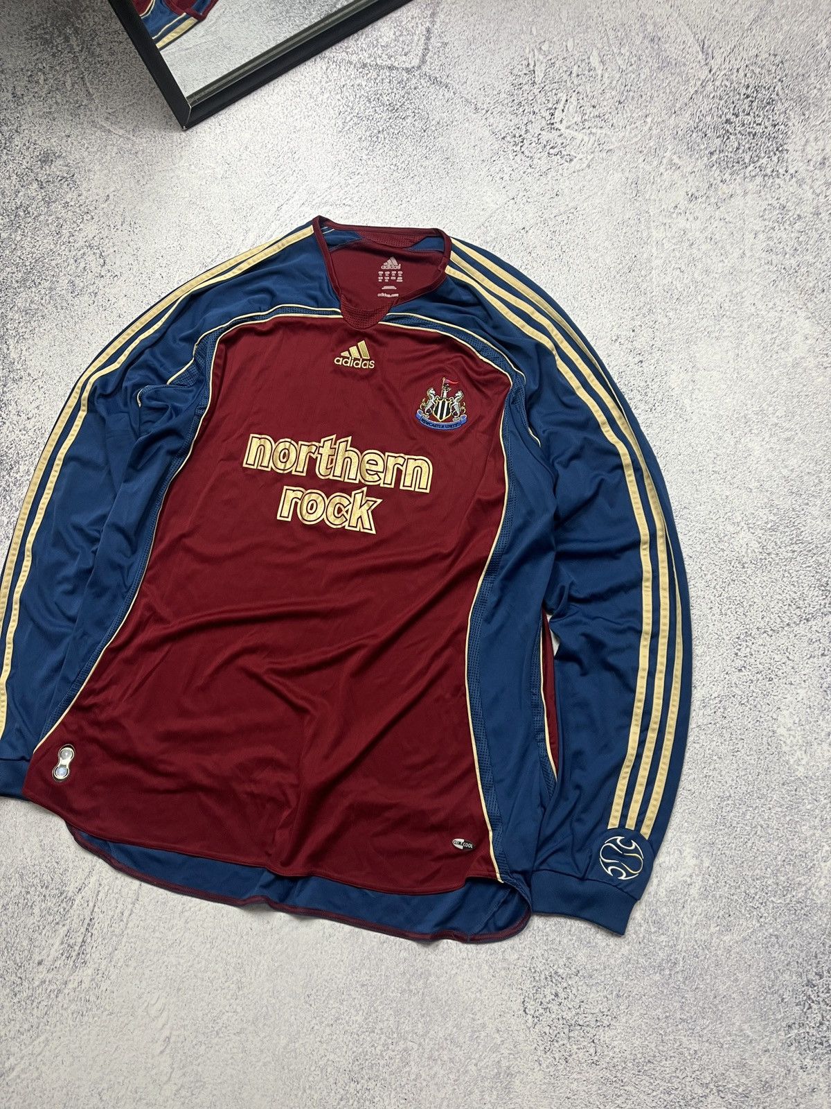 Adidas Adidas Newcastle United 2006 Away Longsleeve Soccer Jersey Size US XXL / EU 58 / 5 - 3 Thumbnail