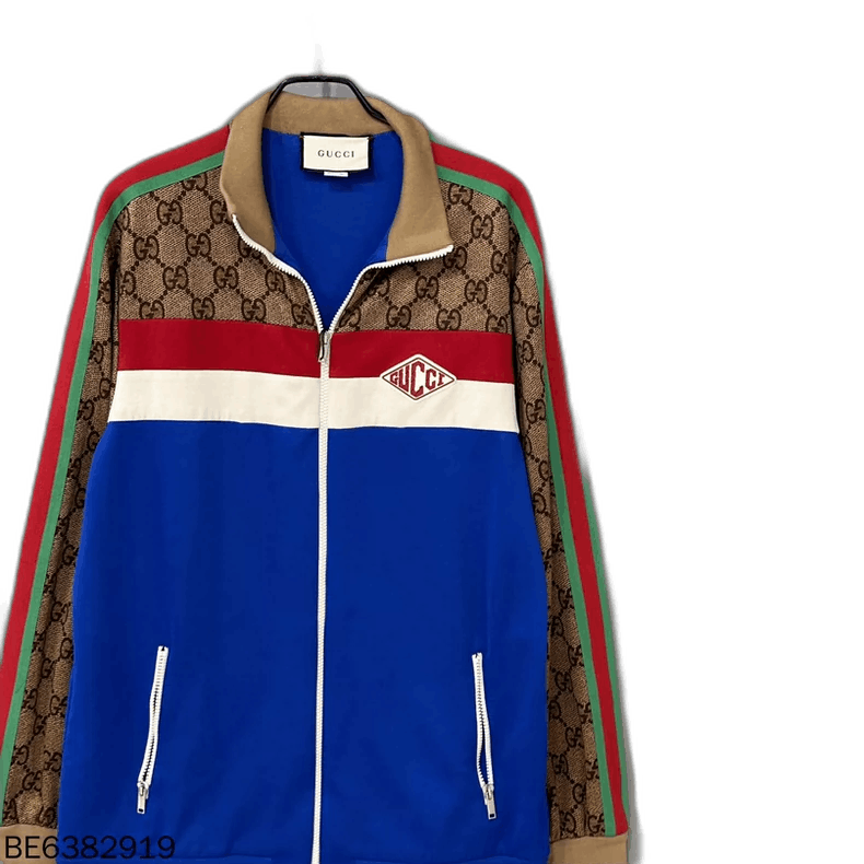 Gucci Gucci Spliced Logo Print Jacket Size XXL / US 16-18 / IT 52-54 - 1 Thumbnail