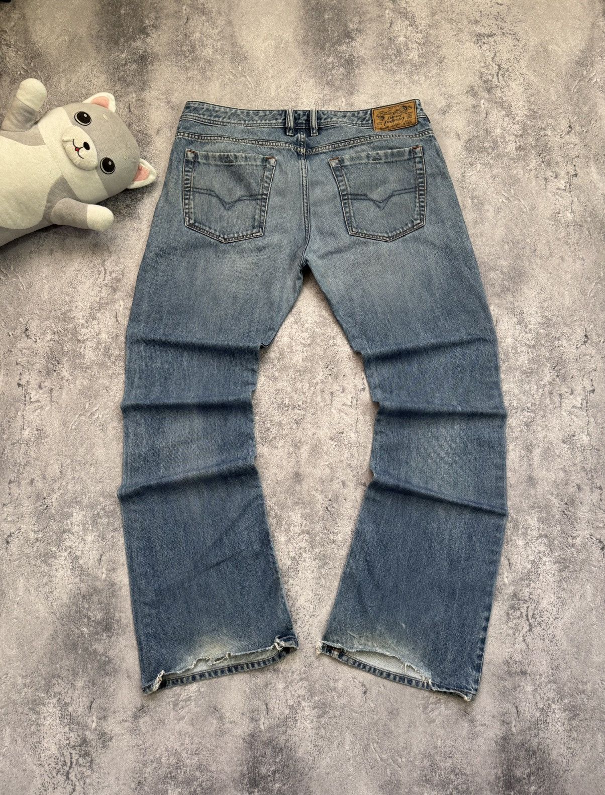 Diesel Vintage Diesel Jeans Baggy Distressed Flared Size US 36 / EU 52 - 1 Thumbnail