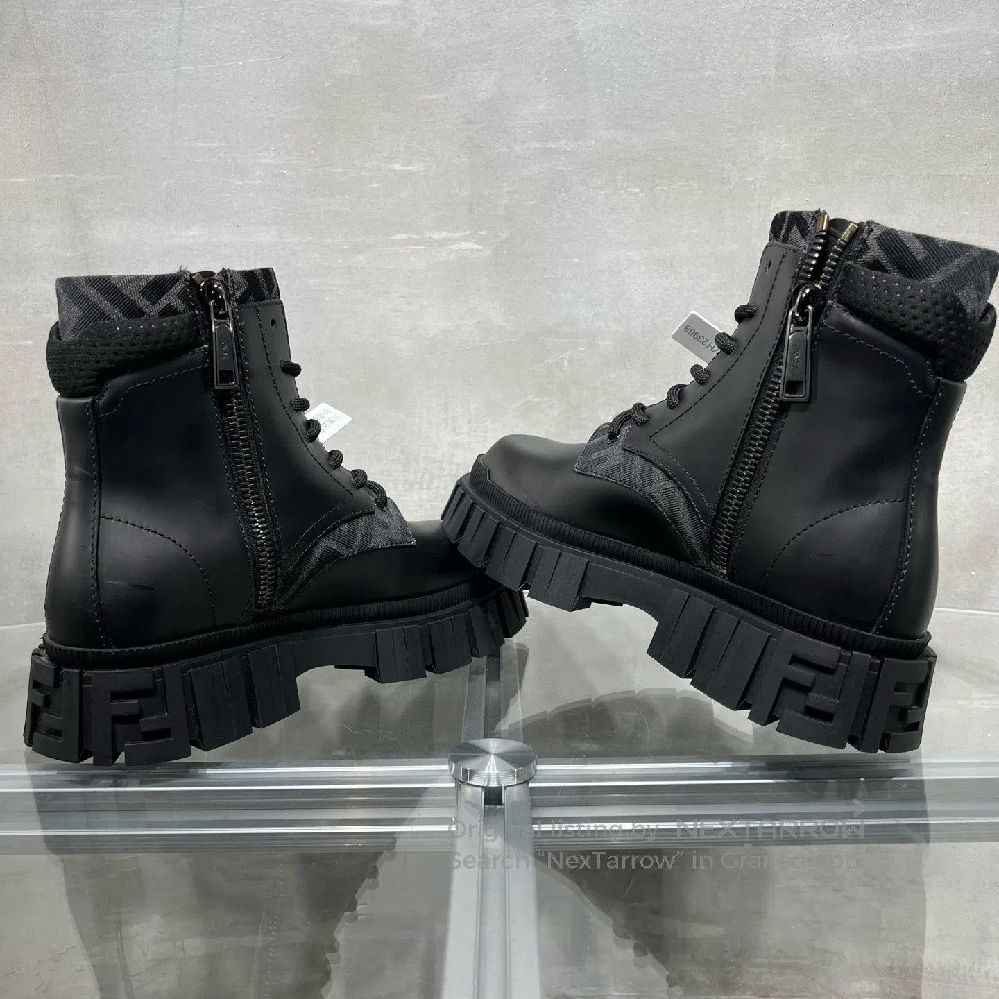 Fendi FENDI size40.5 Old-school logo double-F thick-soled Martin Size US 7.5 / EU 40-41 - 5 Thumbnail