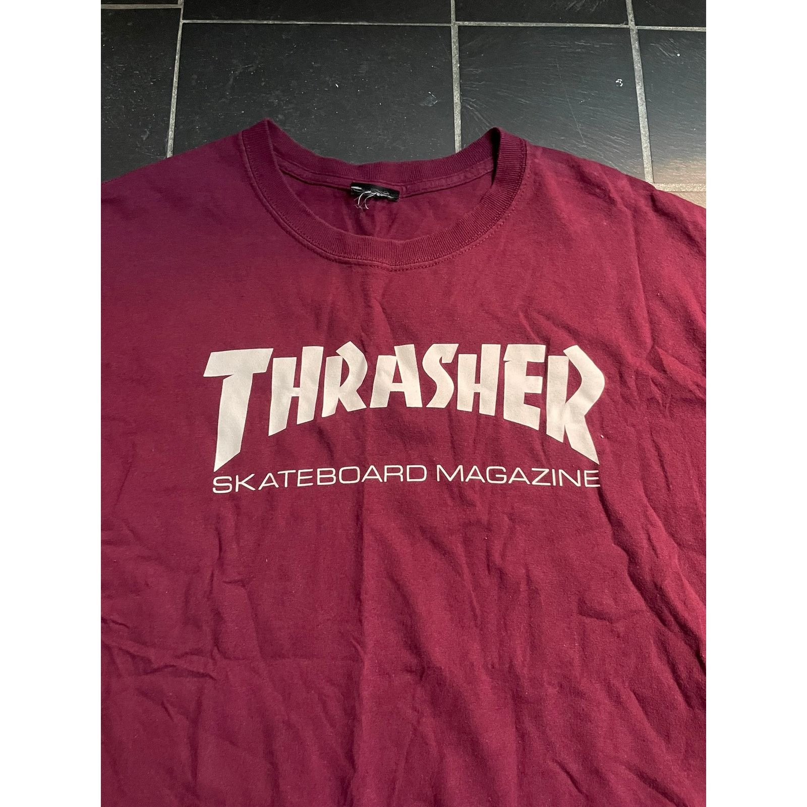 Thrasher Thrasher Logo Tshirt Burgundy Large Size US L / EU 52-54 / 3 - 2 Thumbnail