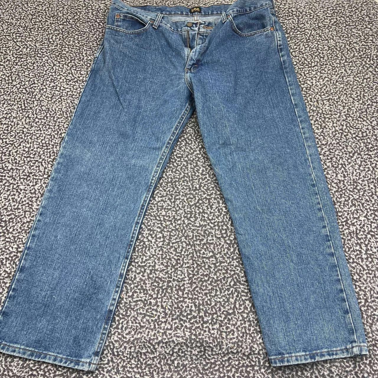 Lee Lee Jeans Men 40x30 Faded Straight Denim Pants Pocket Size US 40 / EU 56 - 1 Thumbnail