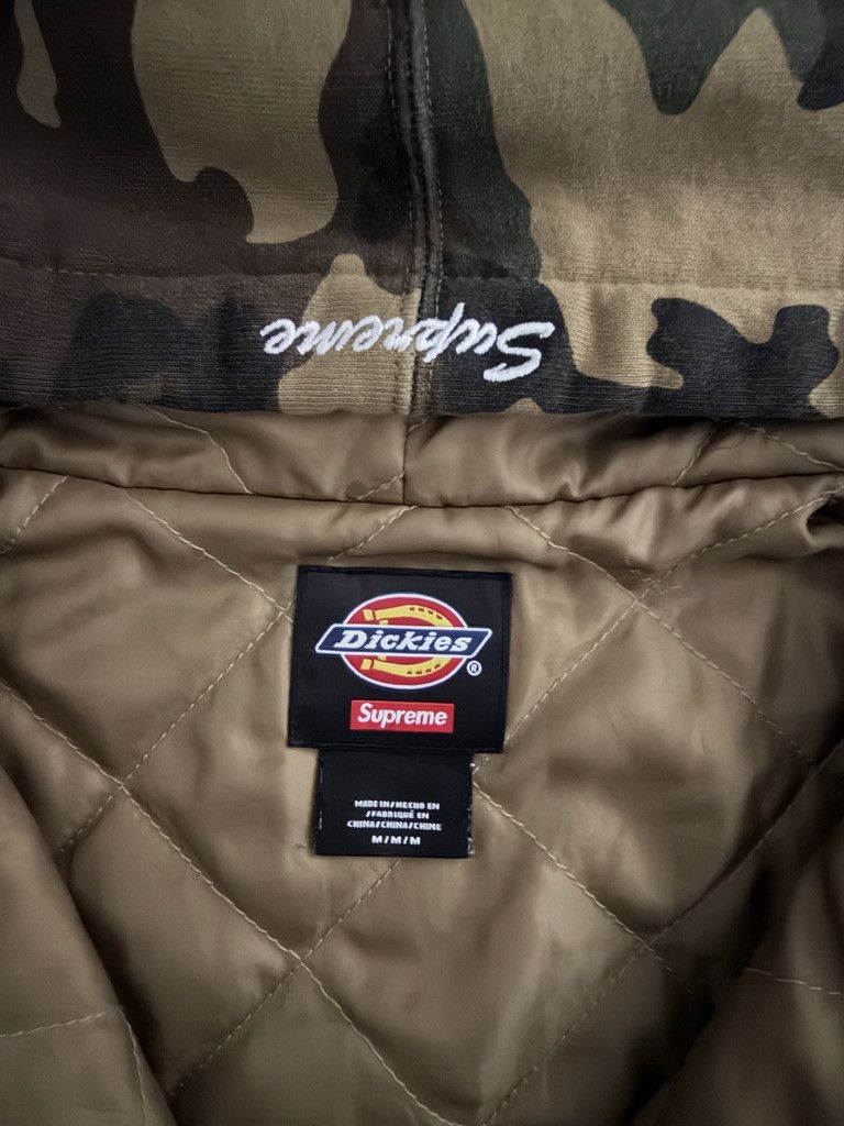 Dickies × Supreme Supreme x Dickies Quilted Lined Zip Up Sweatshirt (FW25) Size US M / EU 48-50 / 2 - 4 Thumbnail