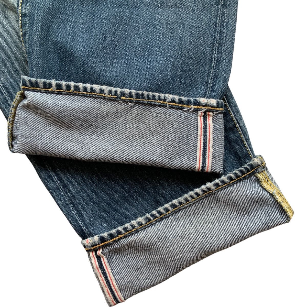 Evisu × Japanese Brand EVISU DOWLUCK EMBROIDERED SELVEDGE JEANS Size US 26 / EU 42 - 20 Thumbnail