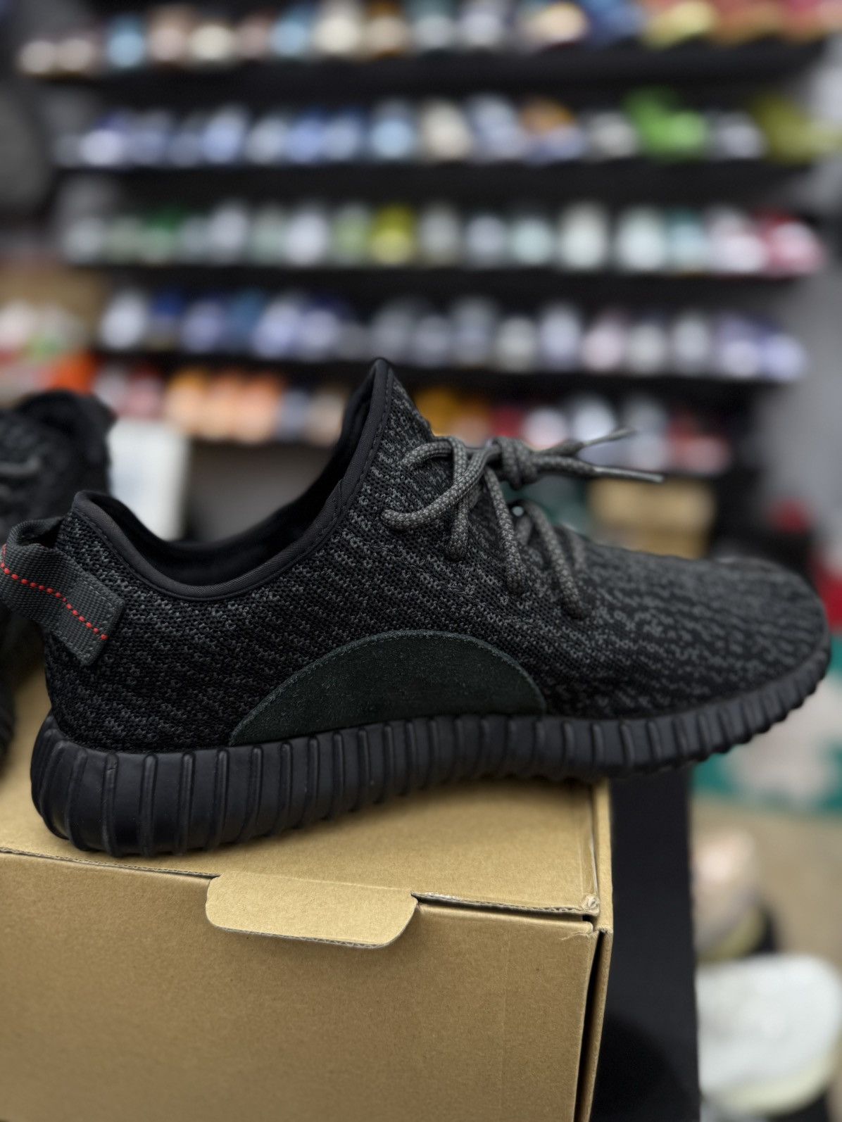 Yeezy Yeezy 350 Pirate Black (2016) Size 11 Pre Owned 🧼 Size US 11 / EU 44 - 4 Thumbnail