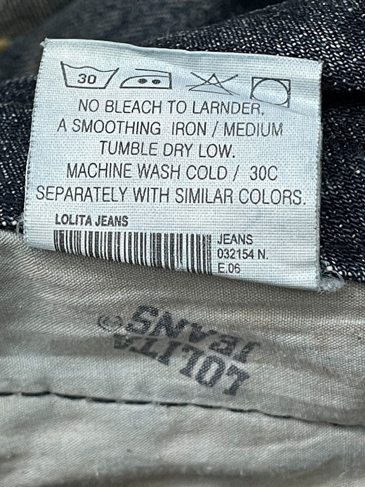 If Six Was Nine Lolita Muddy Whisker Distressed Denim Pants Size US 30 / EU 46 - 25 Thumbnail