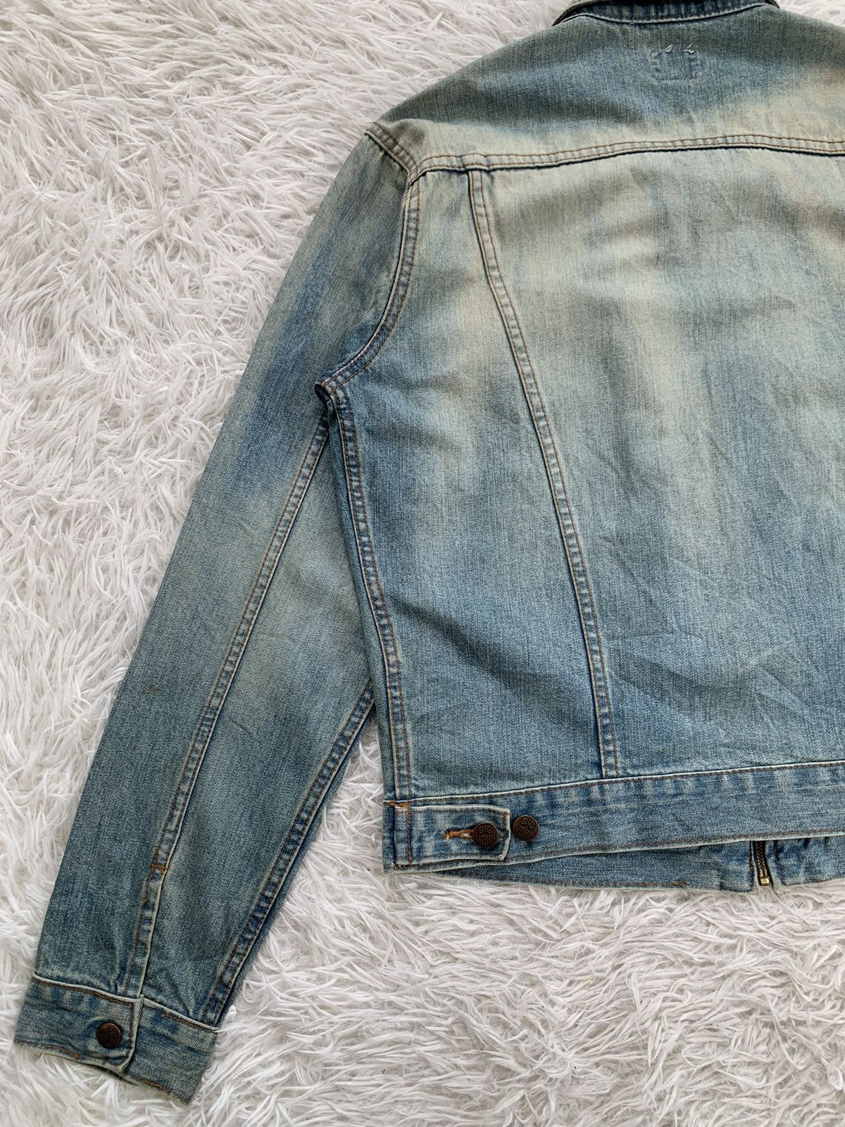 Big John Vtg Big John Denim Zipper Jacket Size US L / EU 52-54 / 3 - 9 Thumbnail