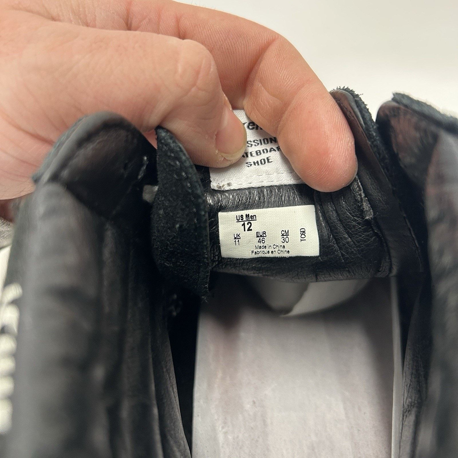Vans VANS x Supreme SK8-Hi F*ck Em FE “Black White” Size US 12 / EU 45 - 8 Thumbnail