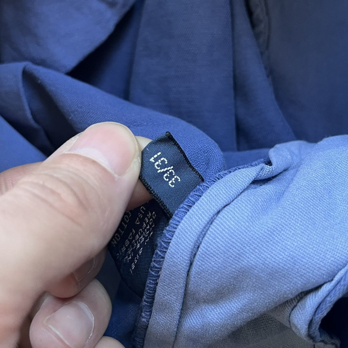 Polo Ralph Lauren Vintage Polo Ralph Lauren Blue Cargo Military Pants size 33 Size US 33 - 3 Thumbnail