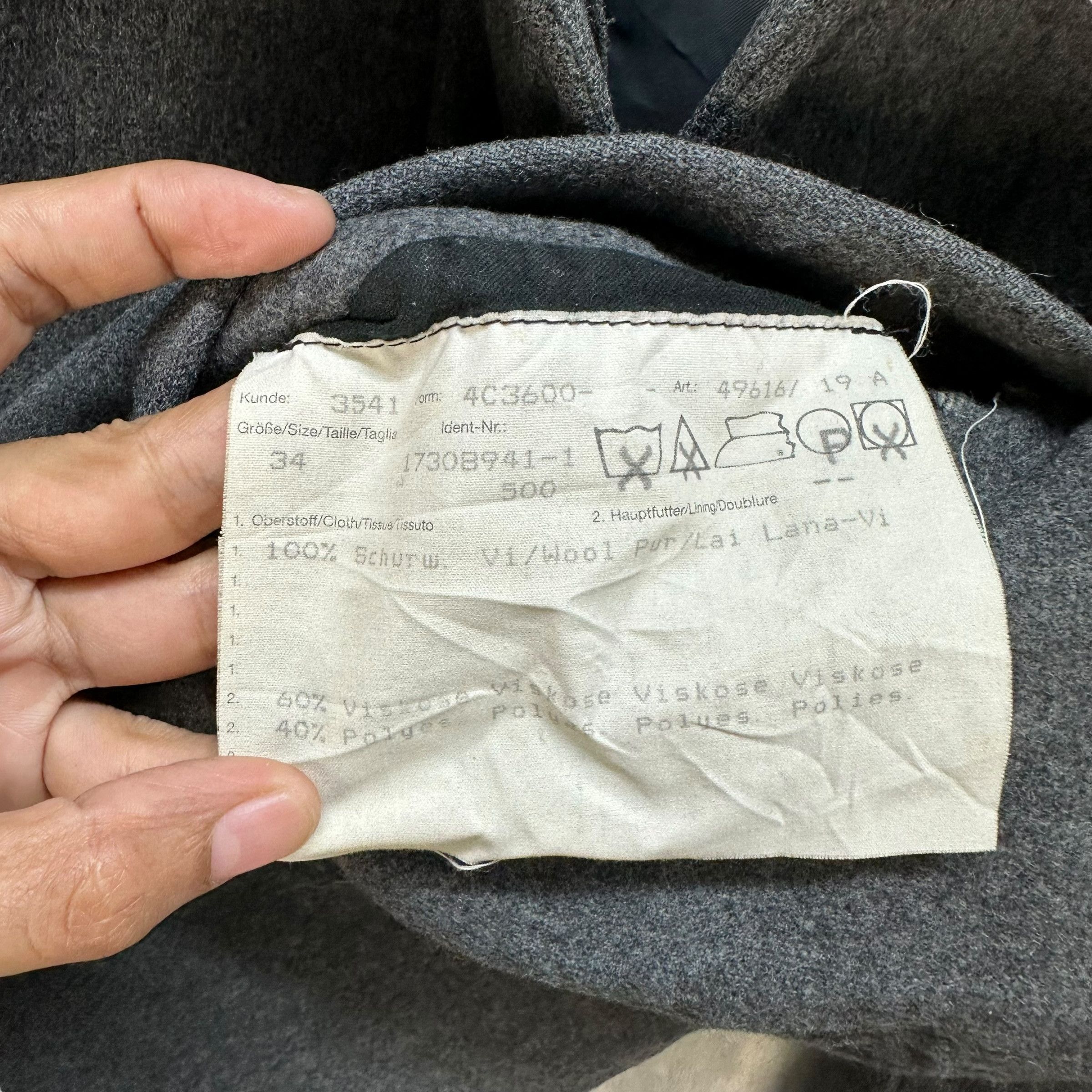 Burberry BURBERRY London Pure Wool Nova Check Hooded Coat #A39-0890 Size XS / US 0-2 / IT 36-38 - 9 Thumbnail