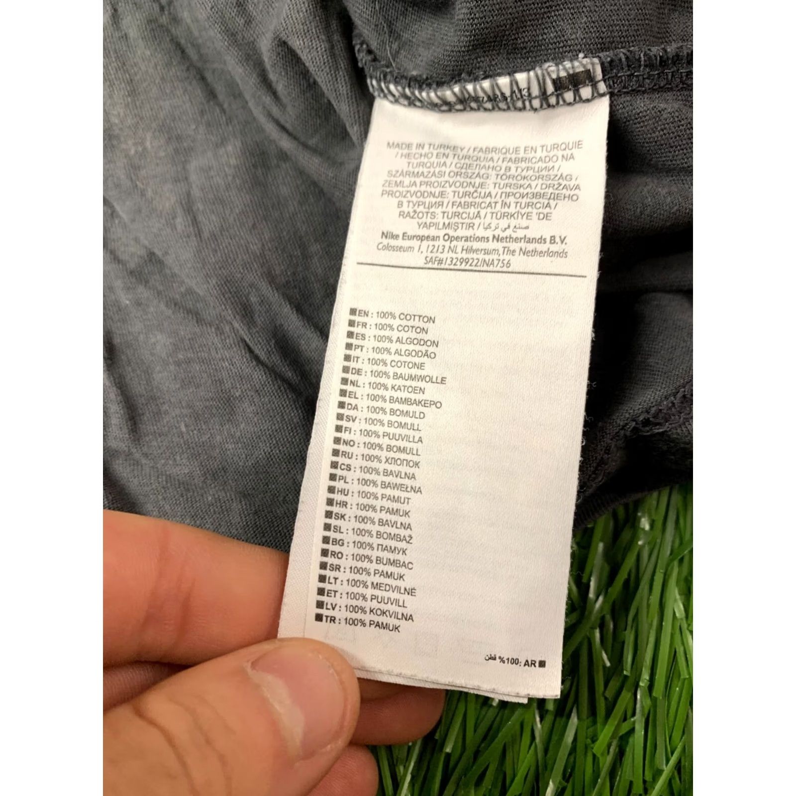 Nike Nike Just Do It 2019 Men Casual Shirt T-Shirt Tee Jersey Size L Gray Short Sleeve Size US L / EU 52-54 / 3 - 6 Thumbnail
