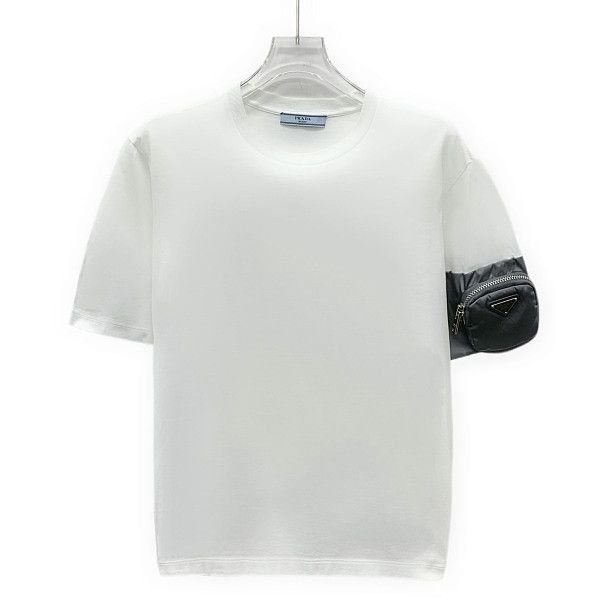 Prada Prada Pocket Jersey T-Shirt White XS Size US XS / EU 42 / 0 - 1 Thumbnail