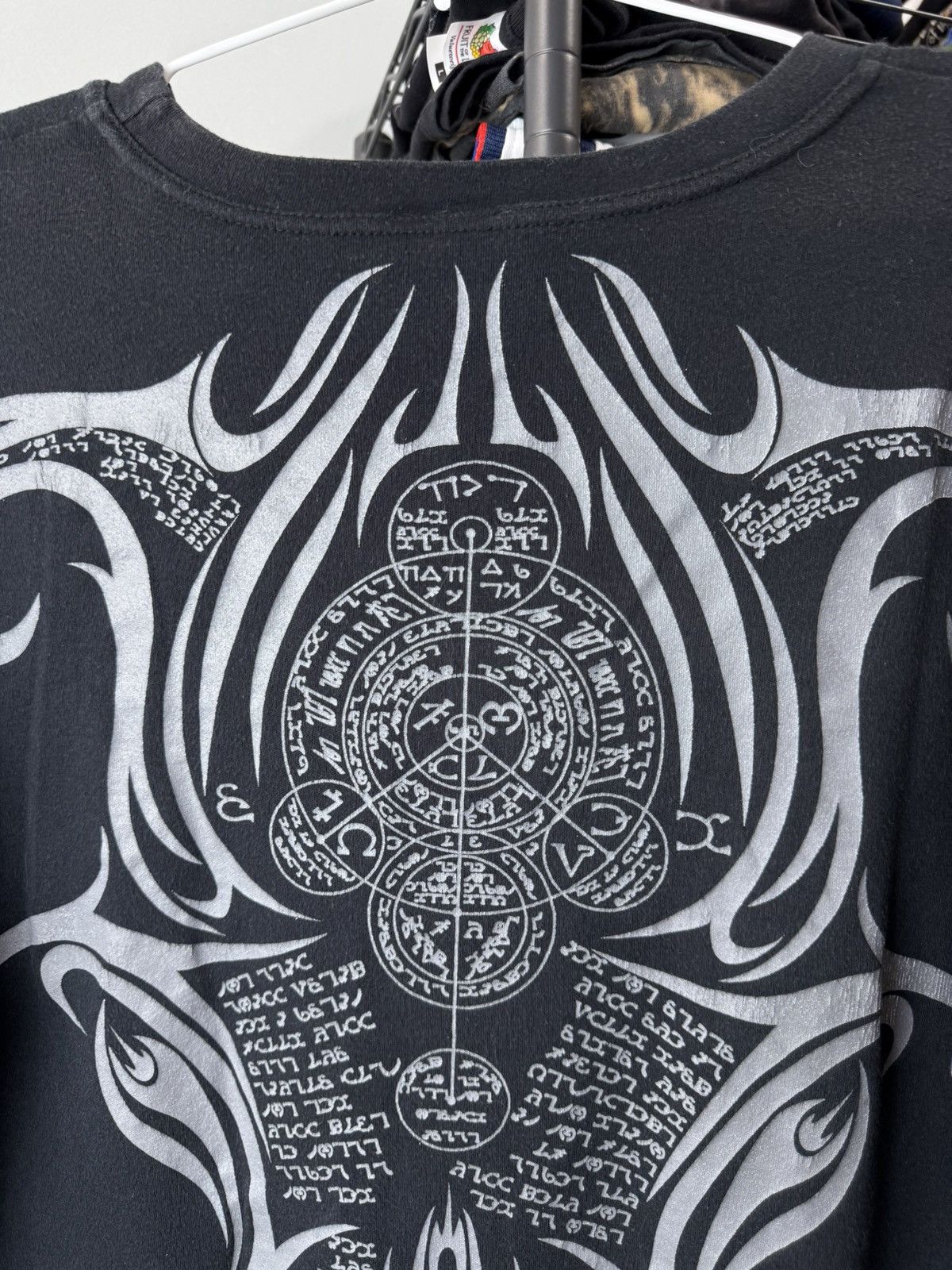 Other Y2K Vintage Anarchy Gothic Vikings Nord Symbols T Shirt Size US L / EU 52-54 / 3 - 8 Thumbnail