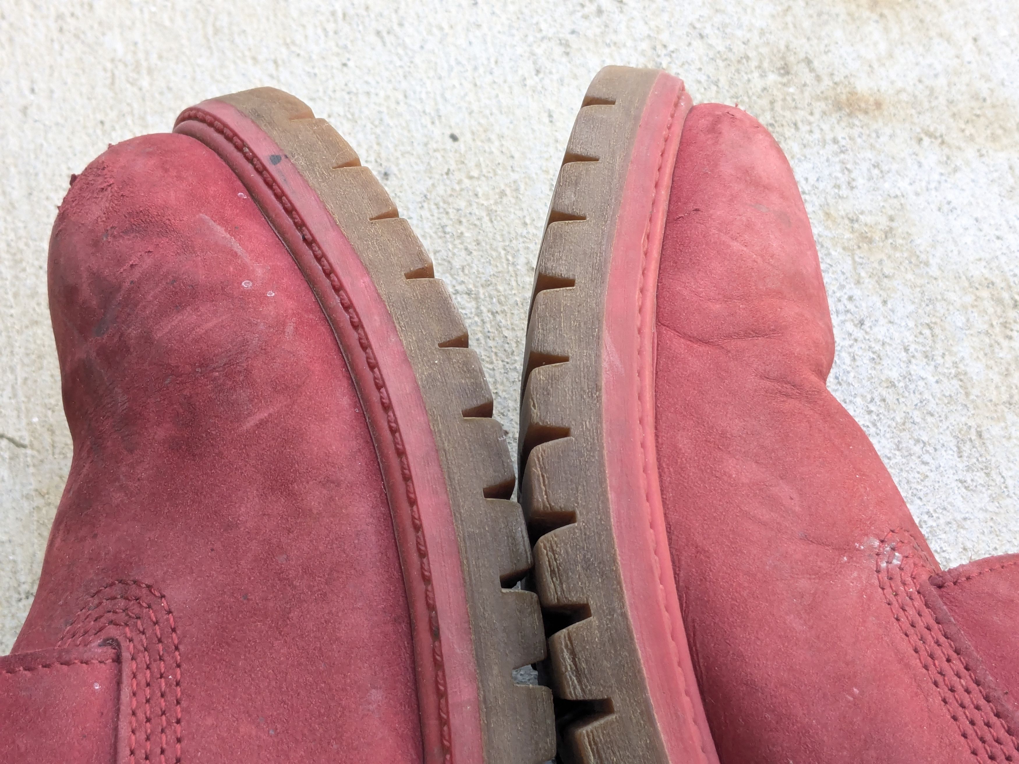 Timberland Timberland Boots Red Leather 11 M Suede Size US 11 / EU 44 - 7 Thumbnail