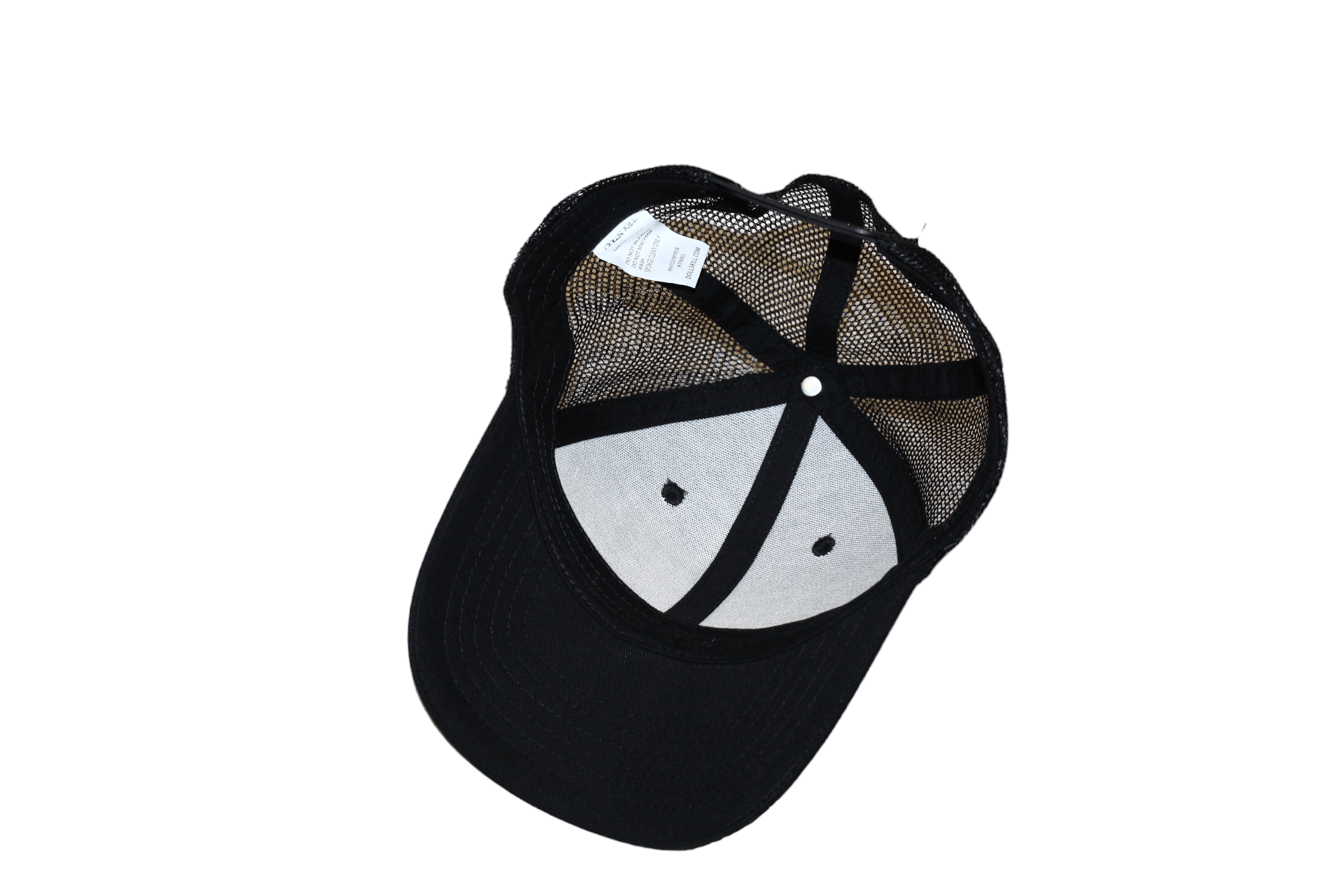 Japanese Brand 🔥 Dolls Kill death metal script logo trucker hat Size ONE SIZE - 3 Thumbnail