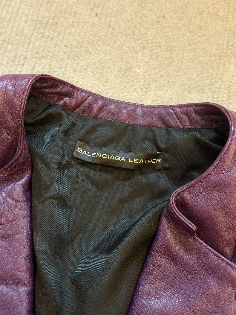 Balenciaga Balenciaga size 38 Purple show leather jacket 2505-Nextarr Size US M / EU 48-50 / 2 - 4 Thumbnail
