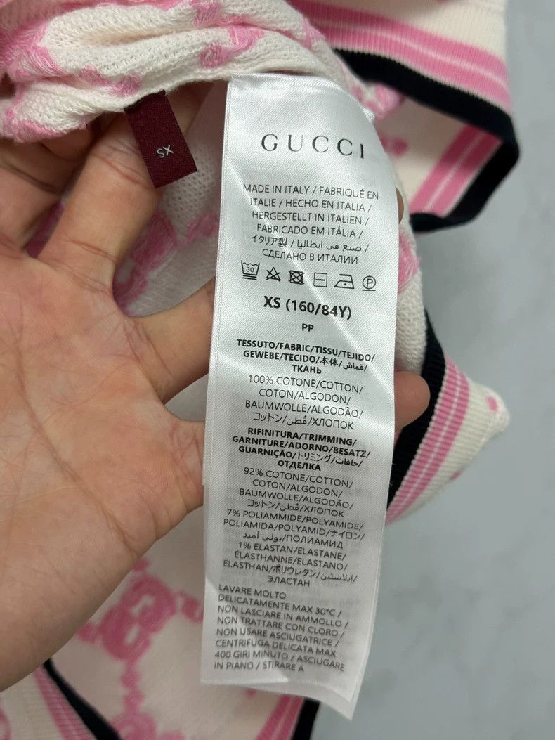 Gucci Gucci New old flower full print pink and white color block Size XS / US 0-2 / IT 36-38 - 3 Thumbnail