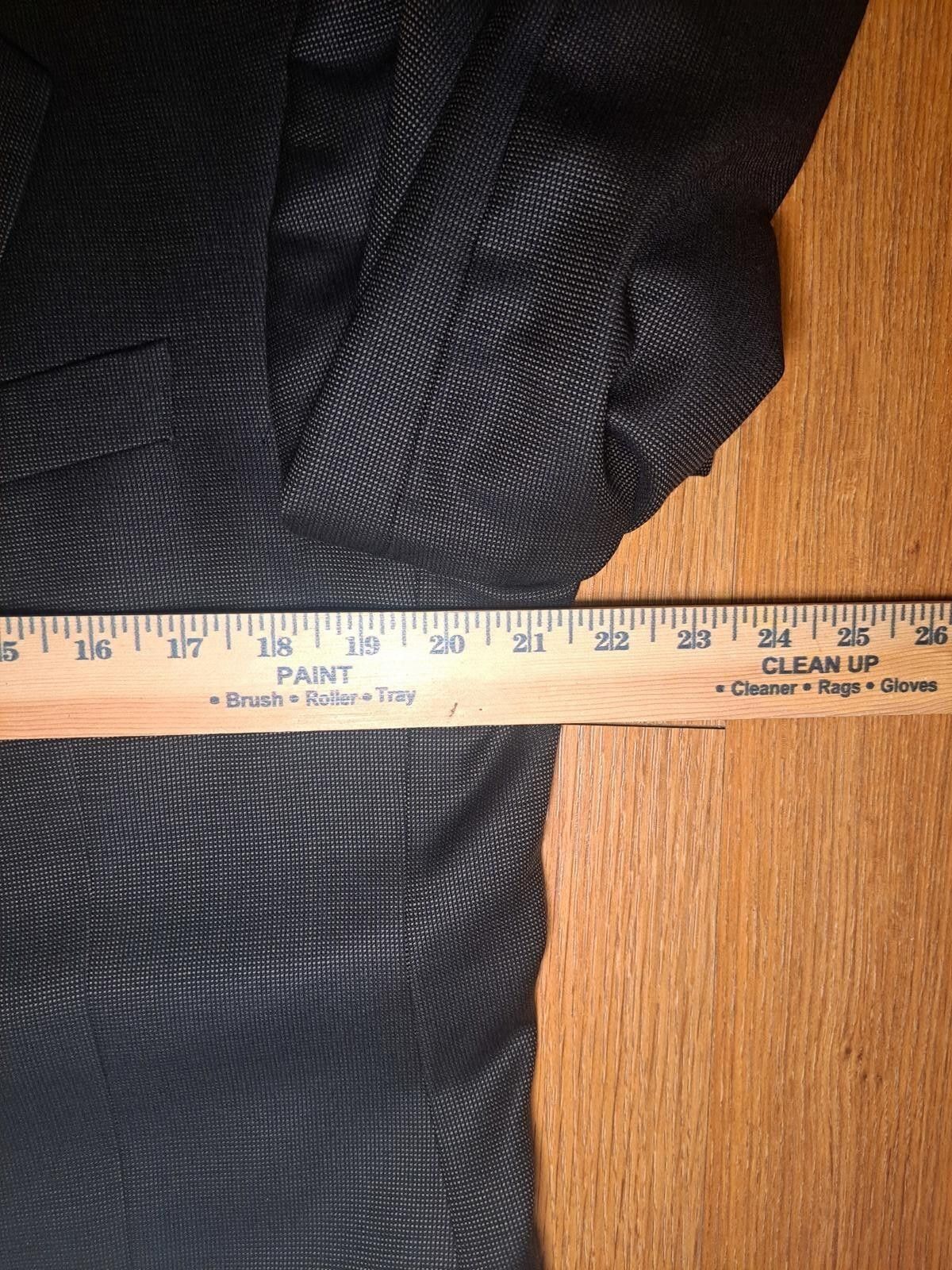 Jack Victor Jack Victor 2 Piece Suit 42R 34x29 Gray 100% Virgin Wool Size 42R - 10 Thumbnail