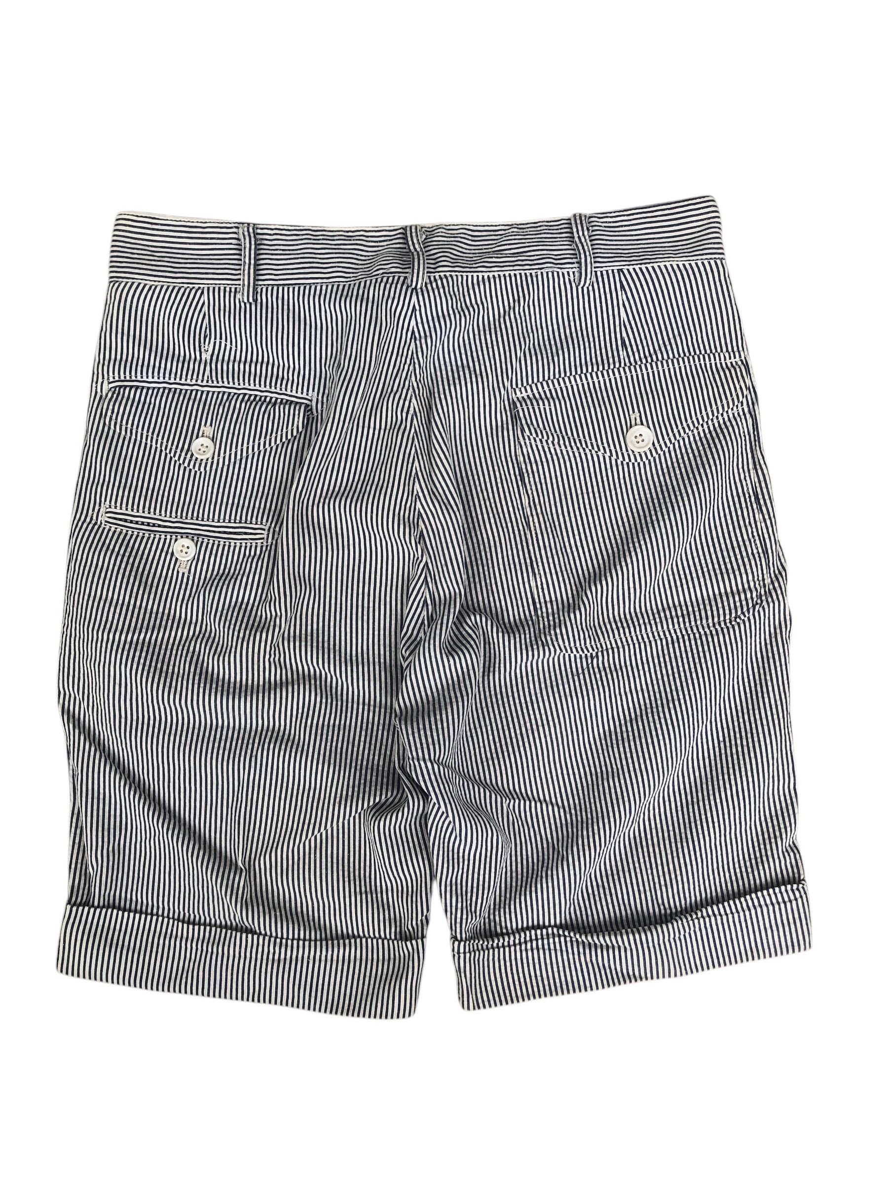 Beams Plus × Engineered Garments Engineered Garments x BEAMS Hickory Stripe Shorts Workwear Size US 32 / EU 48 - 2 Thumbnail