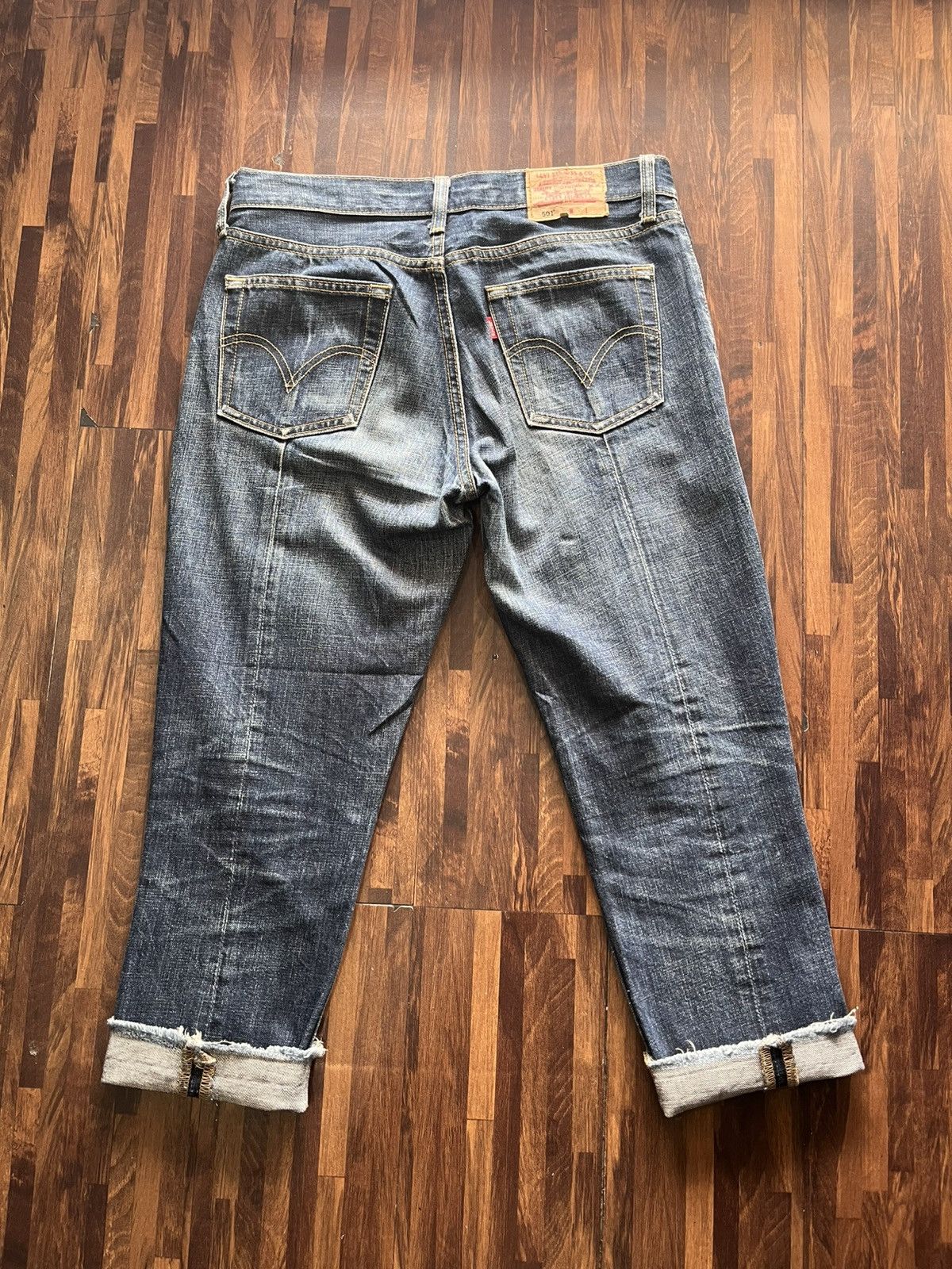 Levi's Levi's 501 Vintage Denim Selvedge Jeans Size US 30 / EU 46 - 5 Thumbnail