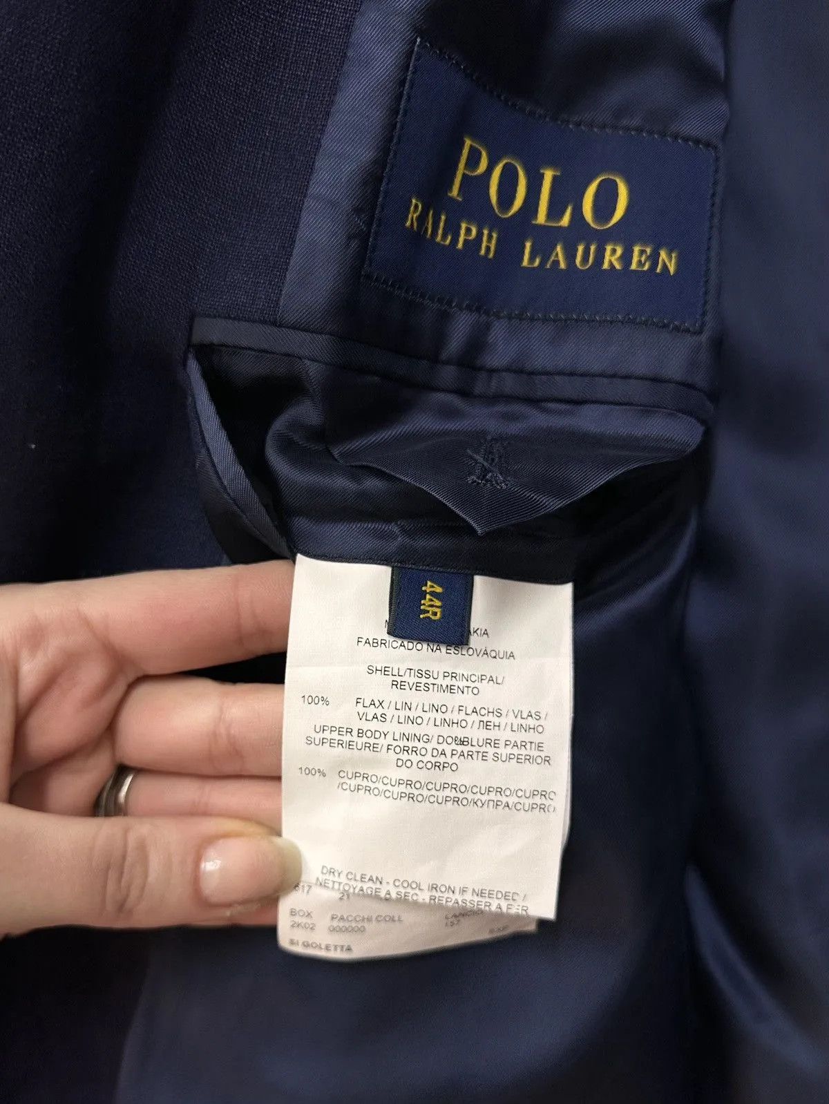 Ralph Lauren Polo Ralph Lauren Linen Blazer RRL Jacket Purple Lable Size US L / EU 52-54 / 3 - 9 Thumbnail