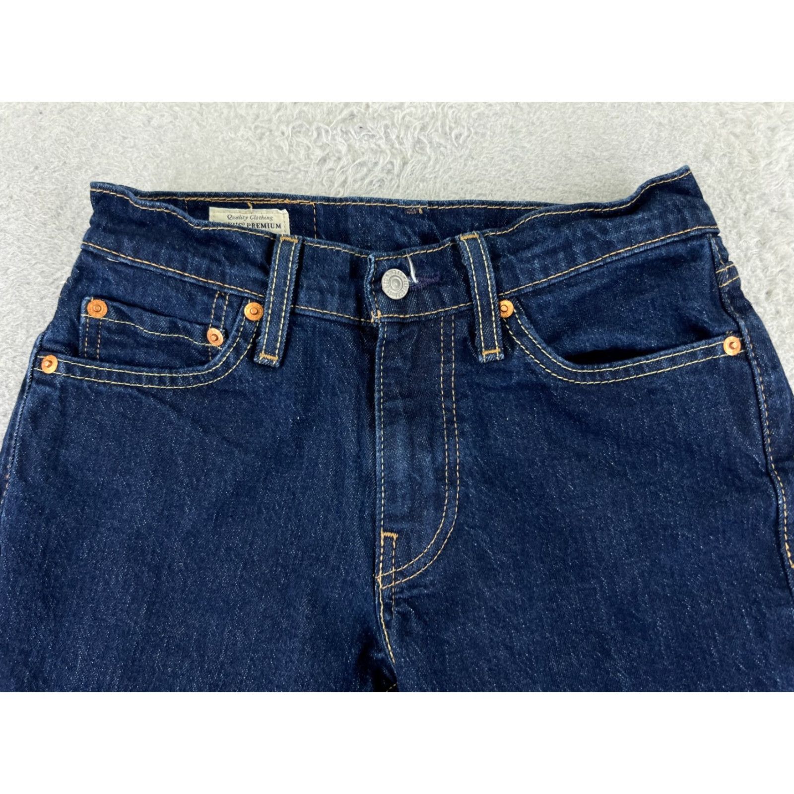 Levi's Levi's Jeans 28 Blue Denim 511 Slim Cotton Blend Premium Dark 30in 5-Pocket Mens Regular Jeans Size US 28 / EU 44 - 4 Thumbnail