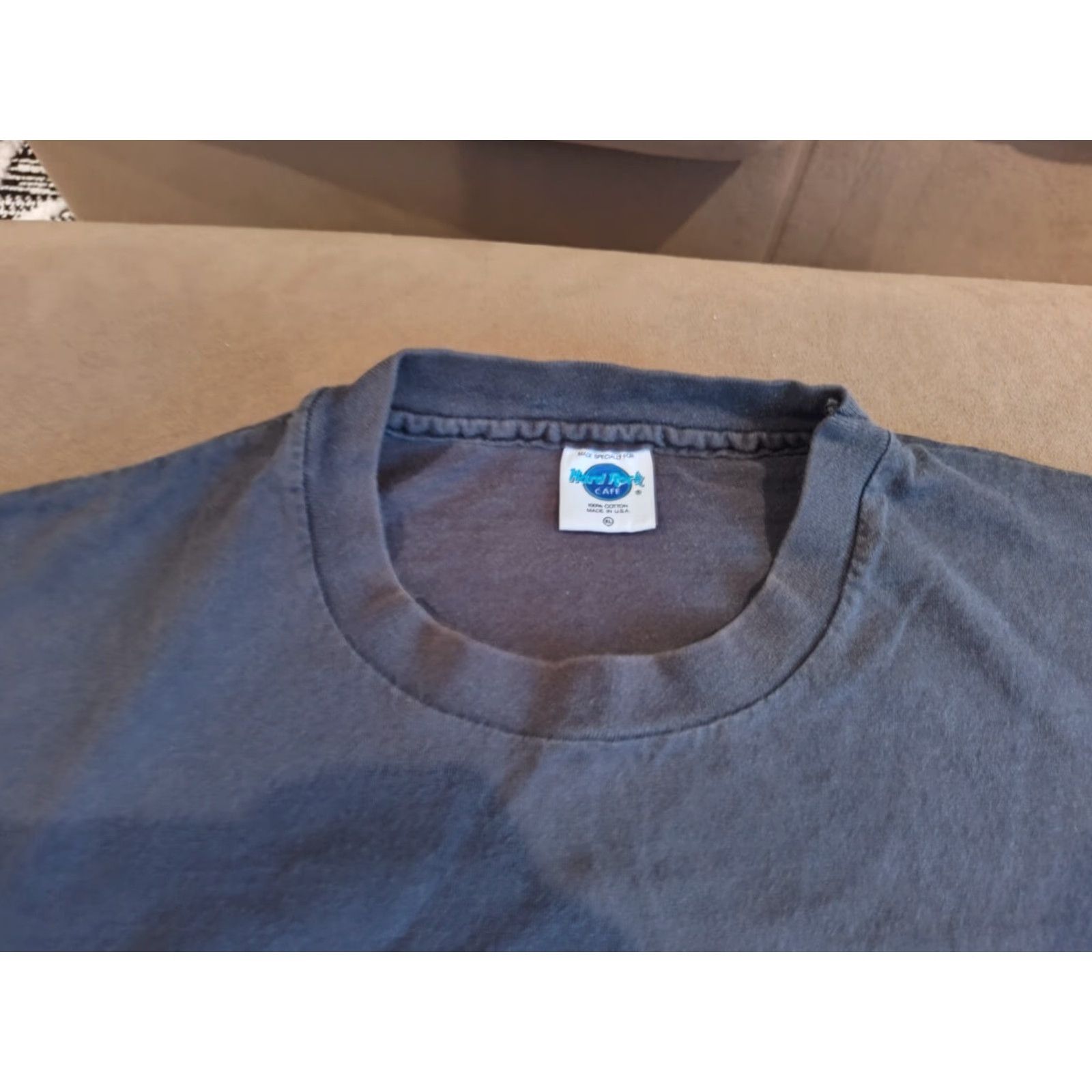 Hard Rock Cafe VINTAGE Hard Rock Cafe T-Shirt USA Black XL Single Stitch Mens Size US XL / EU 56 / 4 - 4 Thumbnail
