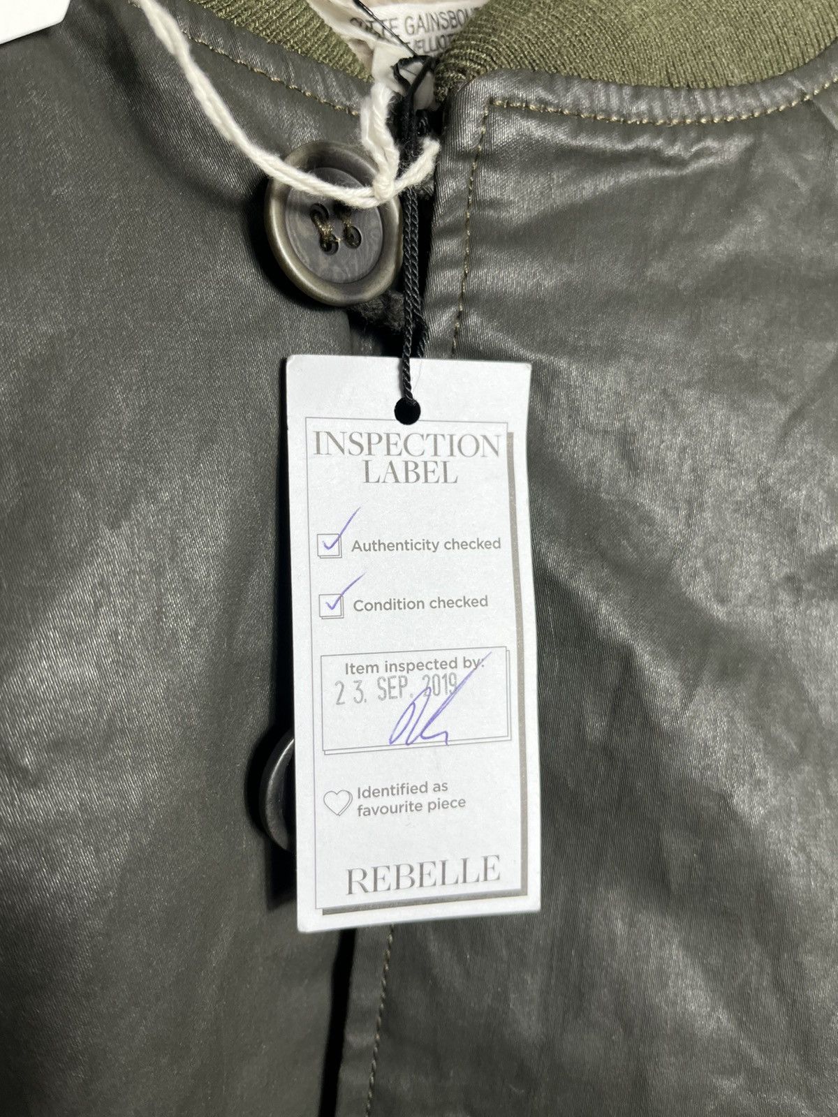 Current/Elliot Current/Elliott Charlotte Gainsbourg 2014 Waxed Woman Jacket Size L / US 10 / IT 46 - 5 Thumbnail