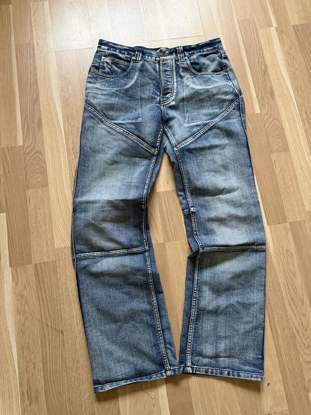 If Six Was Nine Vitage no faith studios style jeans denim faded washed y2k Size US 34 / EU 50 - 2 Thumbnail