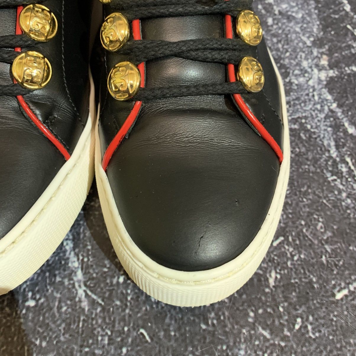 Escada RARE🔥 ESCADA Women’s Leather Lace-Up Sneakers Size 37 Size US 7 / IT 37 - 7 Thumbnail