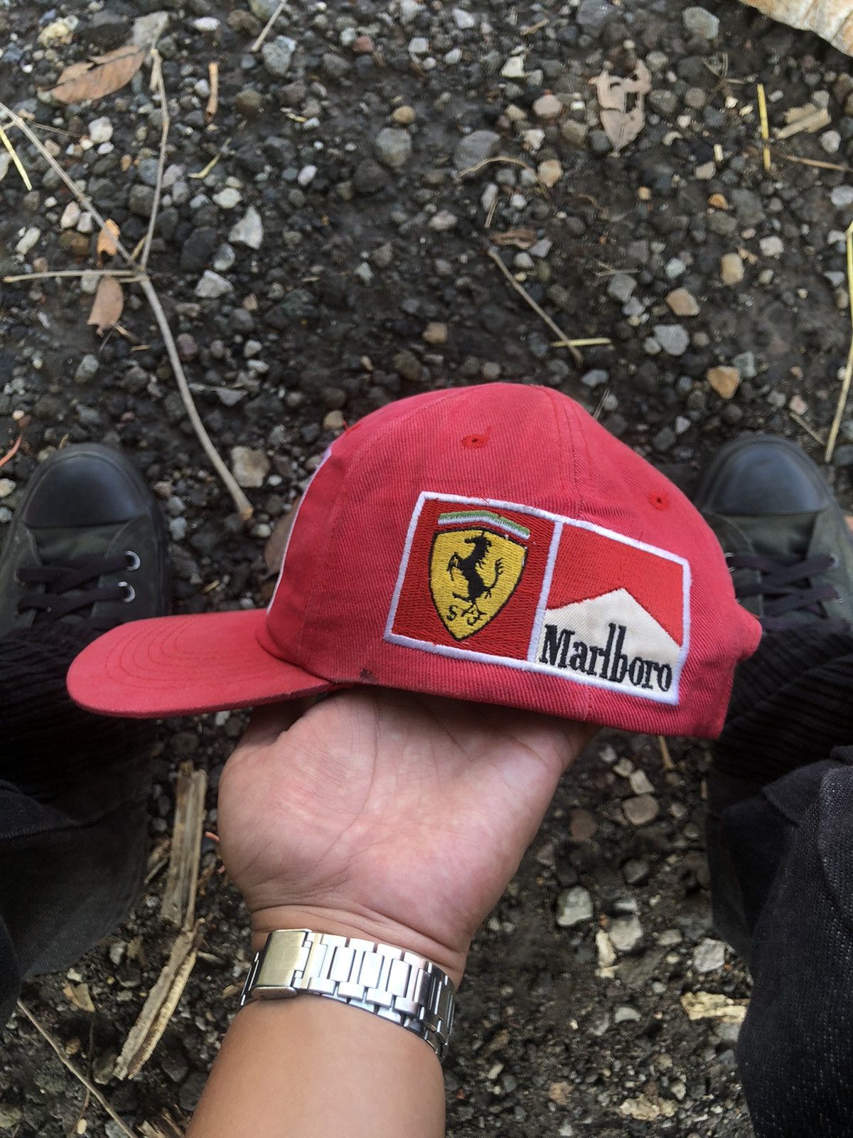 Marlboro 🚫 SOLD 🚫 Vintage Marlboro Racing x Ferrari Hat Size ONE SIZE - 6 Thumbnail