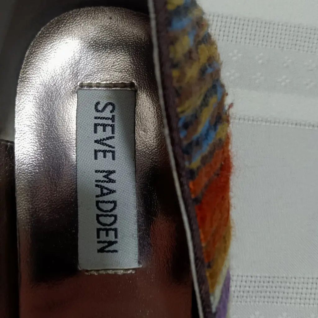 Steve Madden Steve Madden Woven Loafers – Textured Retro Slip-Ons (US 6) Size US 6 / IT 36 - 7 Thumbnail