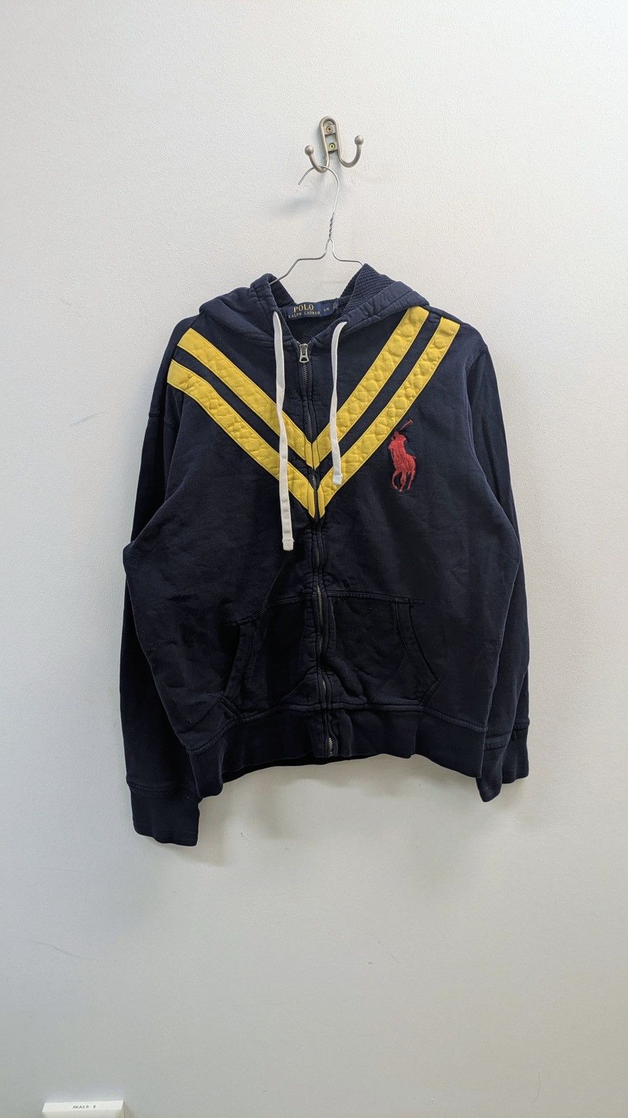 Polo Ralph Lauren Vintage Polo Ralph Lauren Zip-Up Hoodie Size US L / EU 52-54 / 3 - 1 Thumbnail