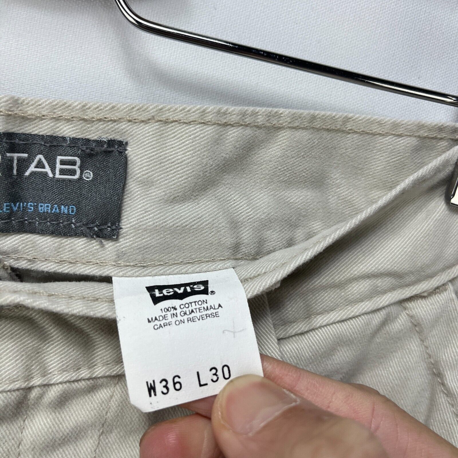 Levi's × Vintage Vintage Y2K Levi's Silver Tab Baggy Khakis 36 WideLeg Skater Size US 36 / EU 52 - 6 Thumbnail