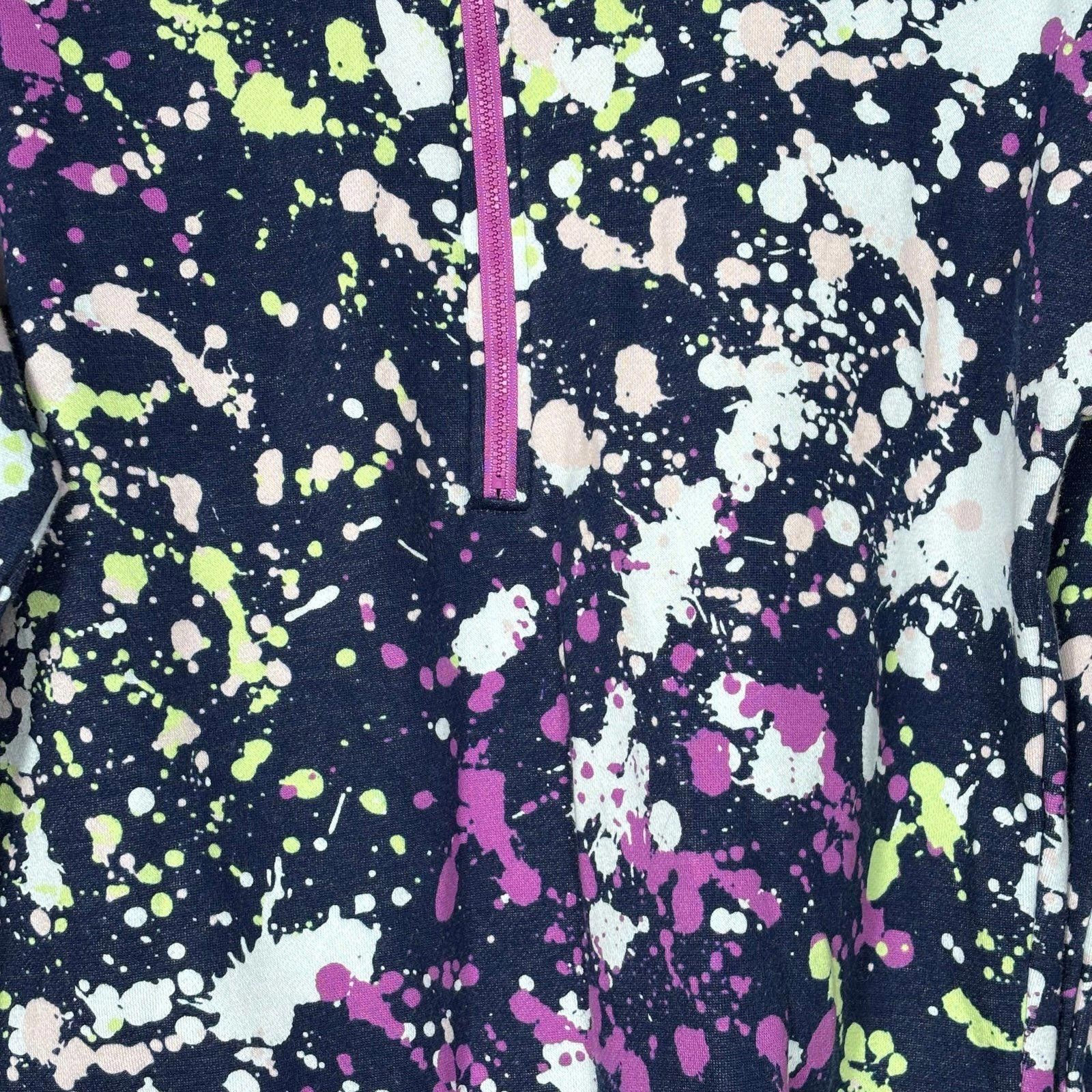 Other DSG Splatter Print Half-Zip Sweatshirt Girls XL Size XL / US 12-14 / IT 48-50 - 2 Thumbnail