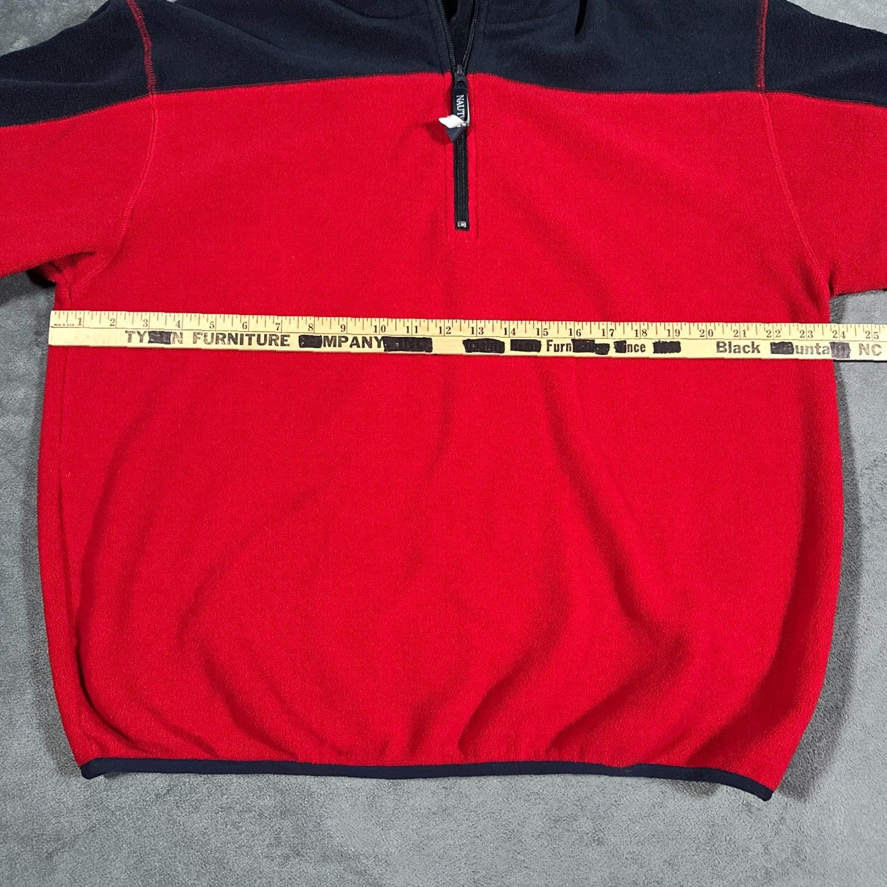 Nautica VINTAGE Nautica Pullover Mens M 90s Red Fleece Embroidered NAUTICA CHALLENGE Spell Out 1/4 Zip Logo Winter Fall Spring Size US M / EU 48-50 / 2 - 3 Thumbnail