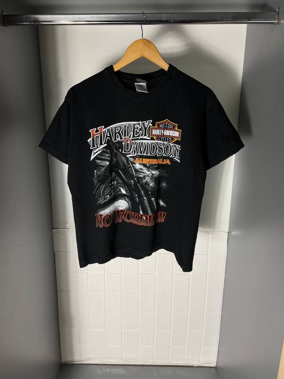 Harley Davidson VINTAGE HARLEY DAVIDSON MOTORCYCLE AUSTRALIA RETRO T-SHIRT Size US S / EU 44-46 / 1 - 1 Thumbnail