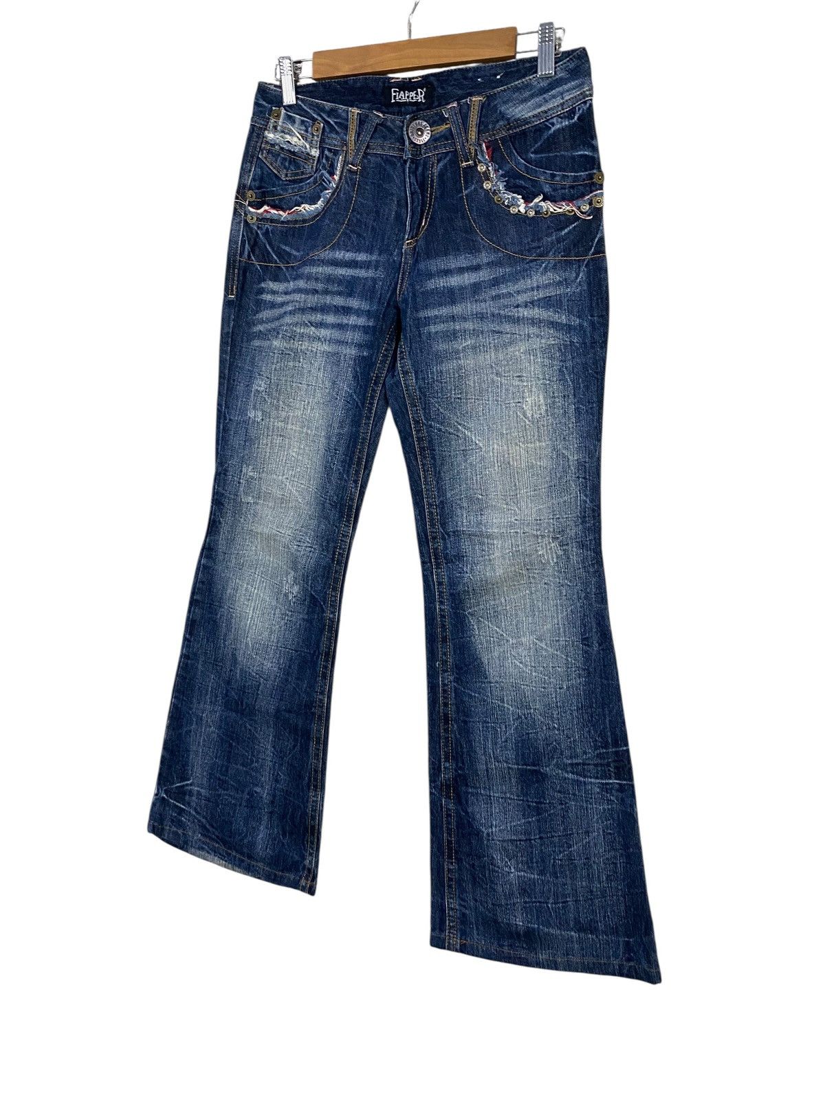 Seditionaries Fiapper punk gothic flared denim very rare Size US 30 / EU 46 - 5 Thumbnail