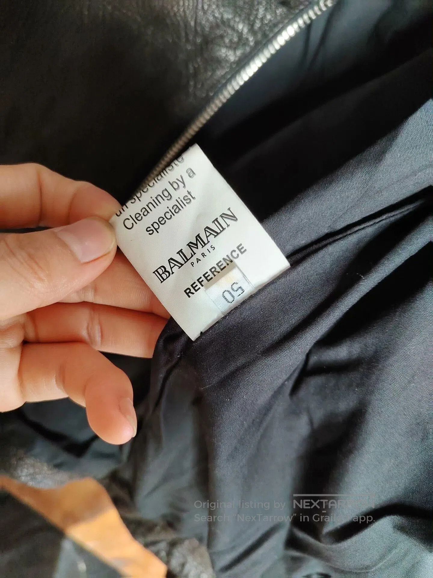 Balmain BALMAIN Motorcycle Leather Jacket. Size US M / EU 48-50 / 2 - 6 Thumbnail