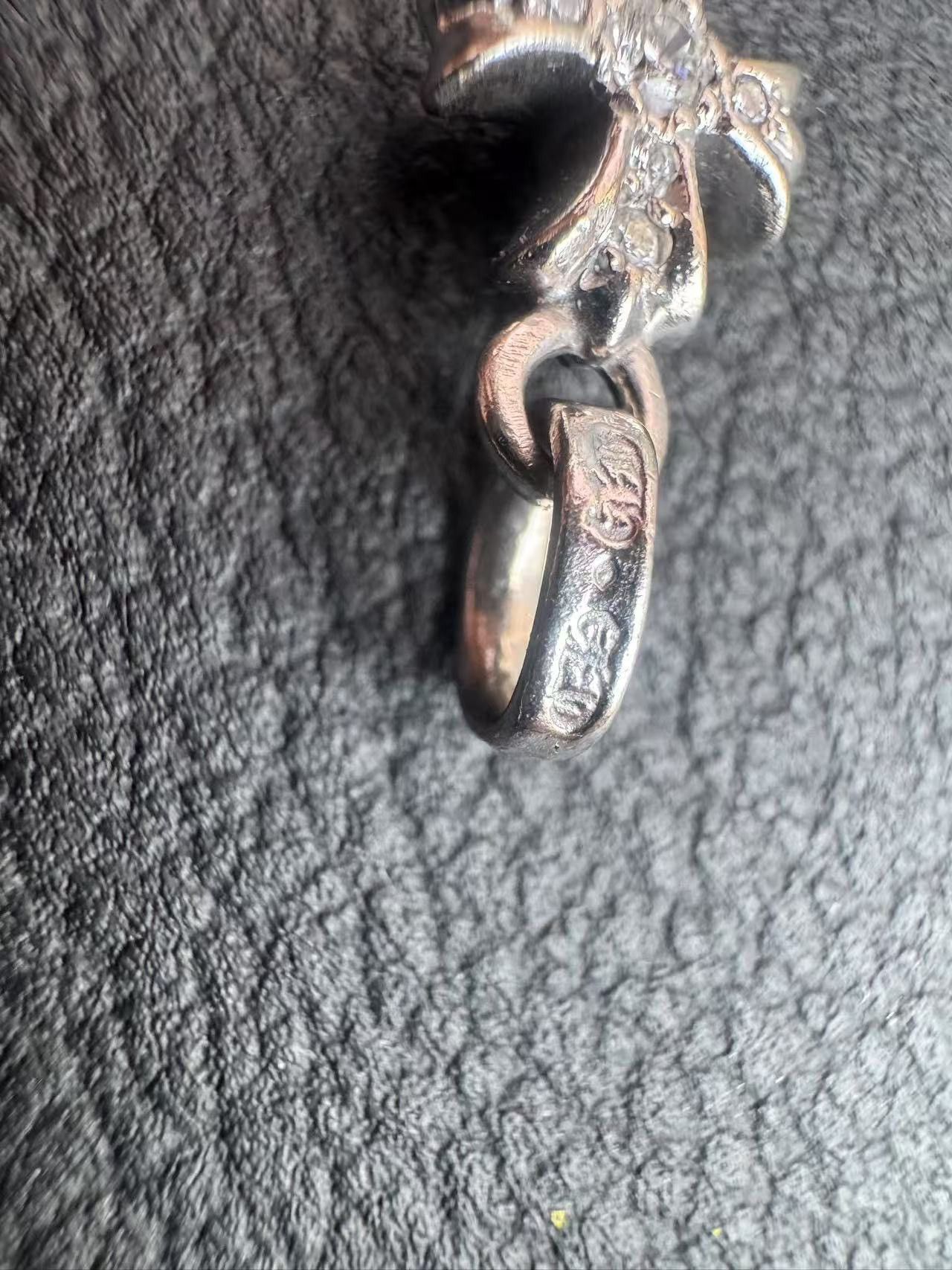 Chrome Hearts Chrome Hearts Whitegold Babyfat with Diamonds Size ONE SIZE - 7 Thumbnail