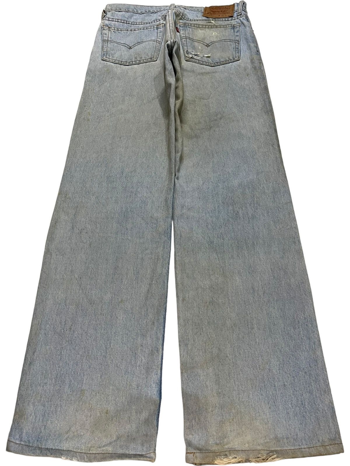 Levi's × Levi's Vintage Clothing Vintage 90s Levis 515 Mud Wash Distressed Loose Jeans Size US 29 - 2 Thumbnail