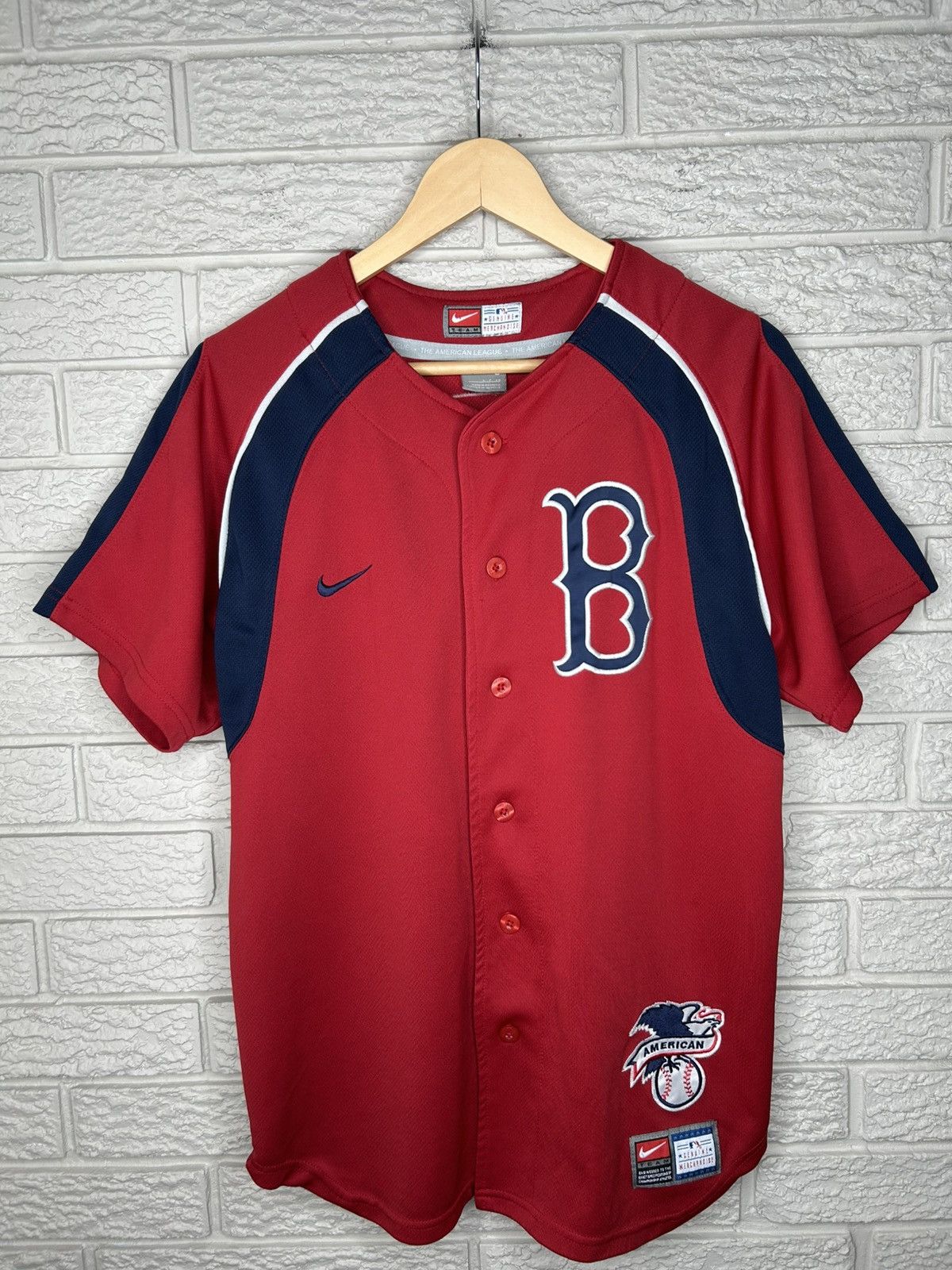 Nike Vintage Nike Boston Red Sox Matsuzaka Jersey Size US S / EU 44-46 / 1 - 1 Thumbnail