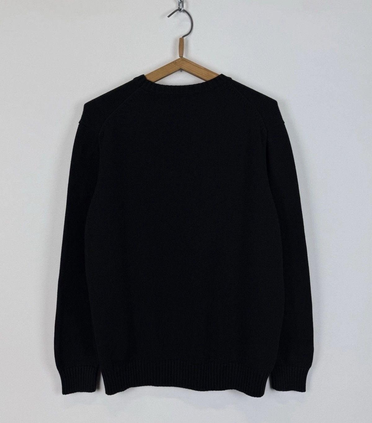 Polo Ralph Lauren Polo Ralph Lauren Cotton Crewneck Sweater Jumper Black Knit Size US XXL / EU 58 / 5 - 14 Thumbnail