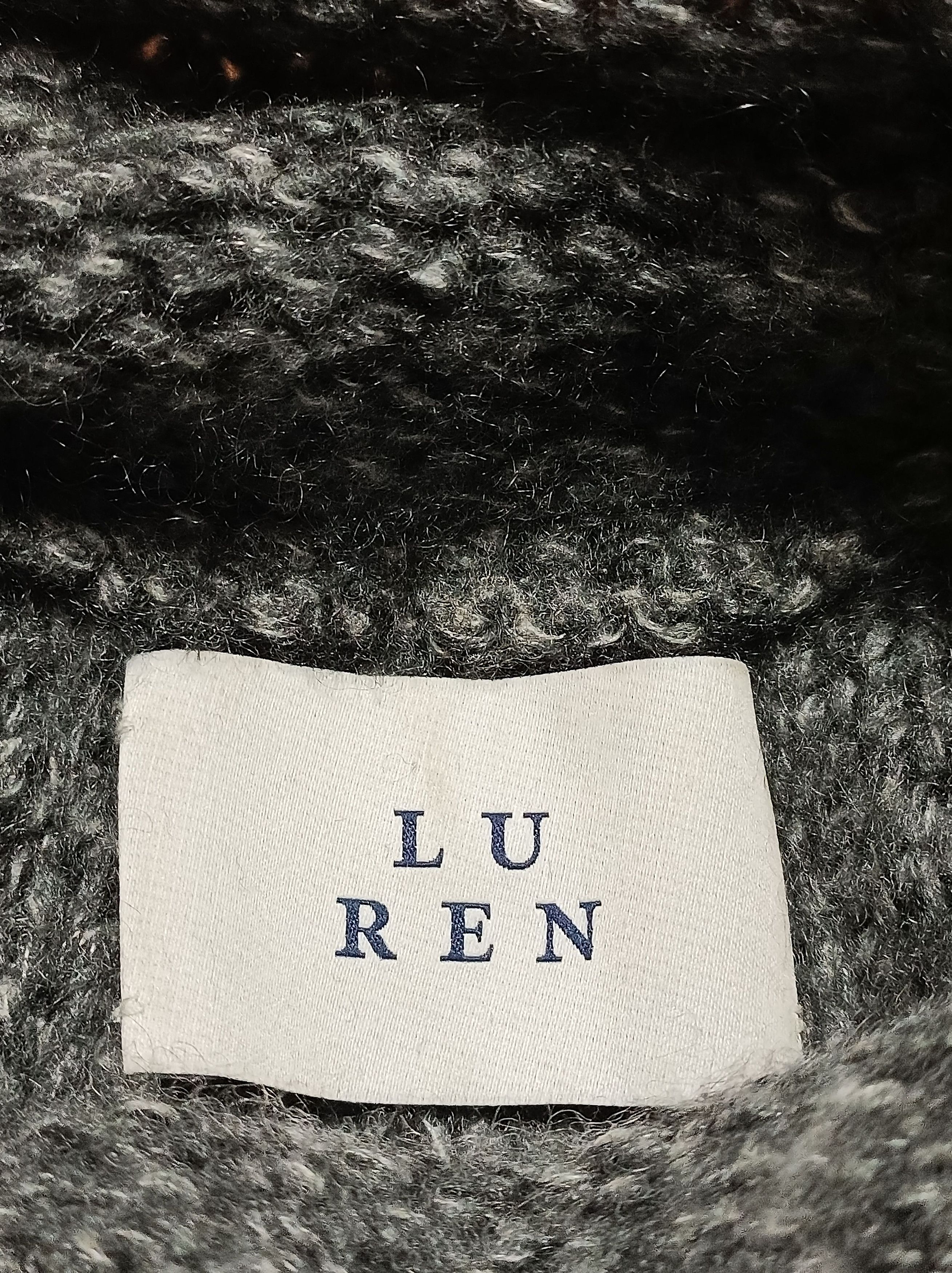Designer LU REN Grey Cashmere Filament Silk Knit Sweater Jumper XS Size XS / US 0-2 / IT 36-38 - 7 Thumbnail